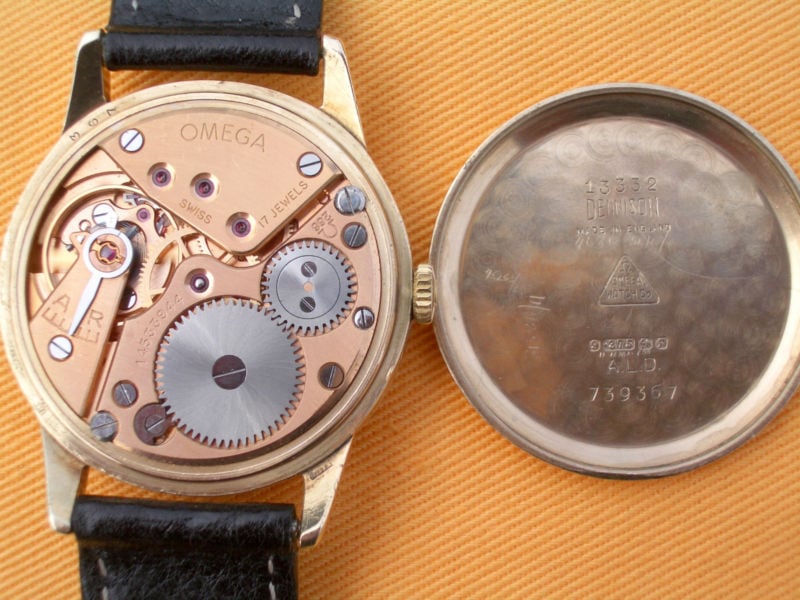 Inside showing the cal 288, the serial number dating the watch to ...