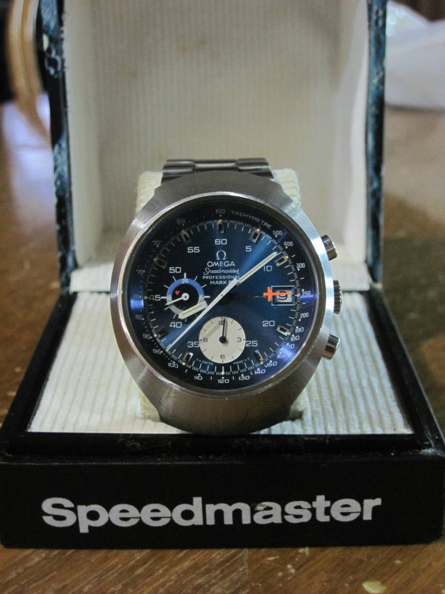 Fs Omega Speedmaster Mark Iii - Blue Dial - Stunning Condition - With 