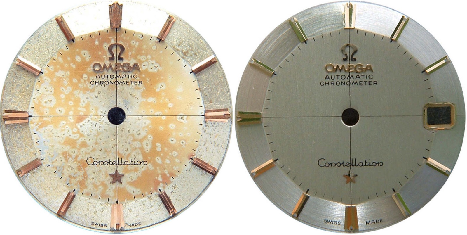omega dial restoration