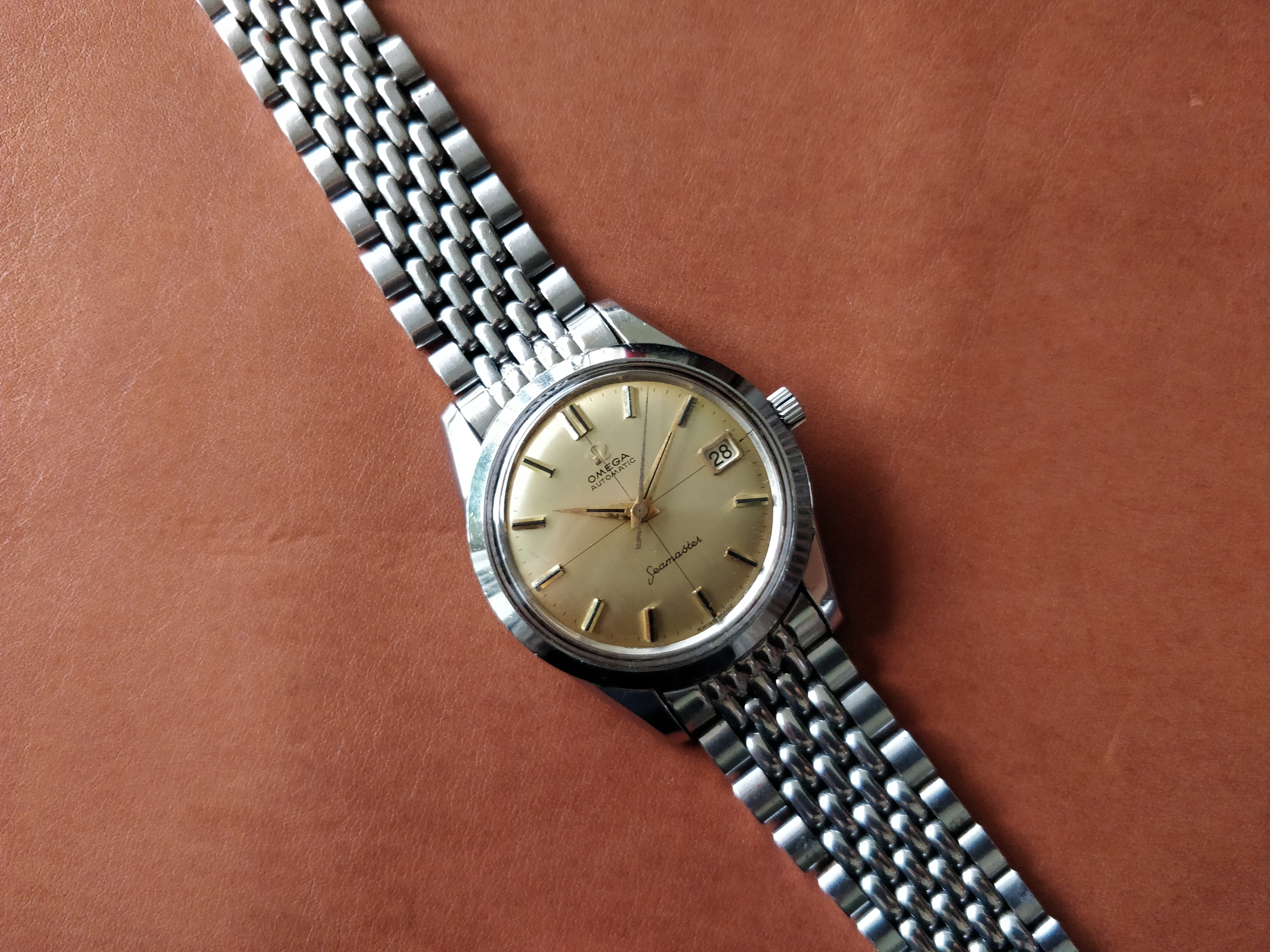 FS - Vintage Omega Seamaster Ref. 14744 (Gold / Champagne Dial