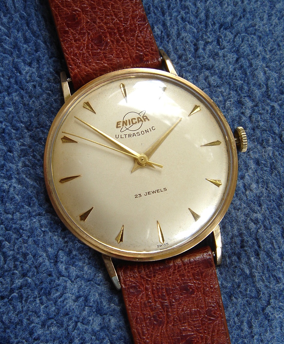 SOLD - Elegant Enicar Ultrasonic dress watch $300 | Omega Forums