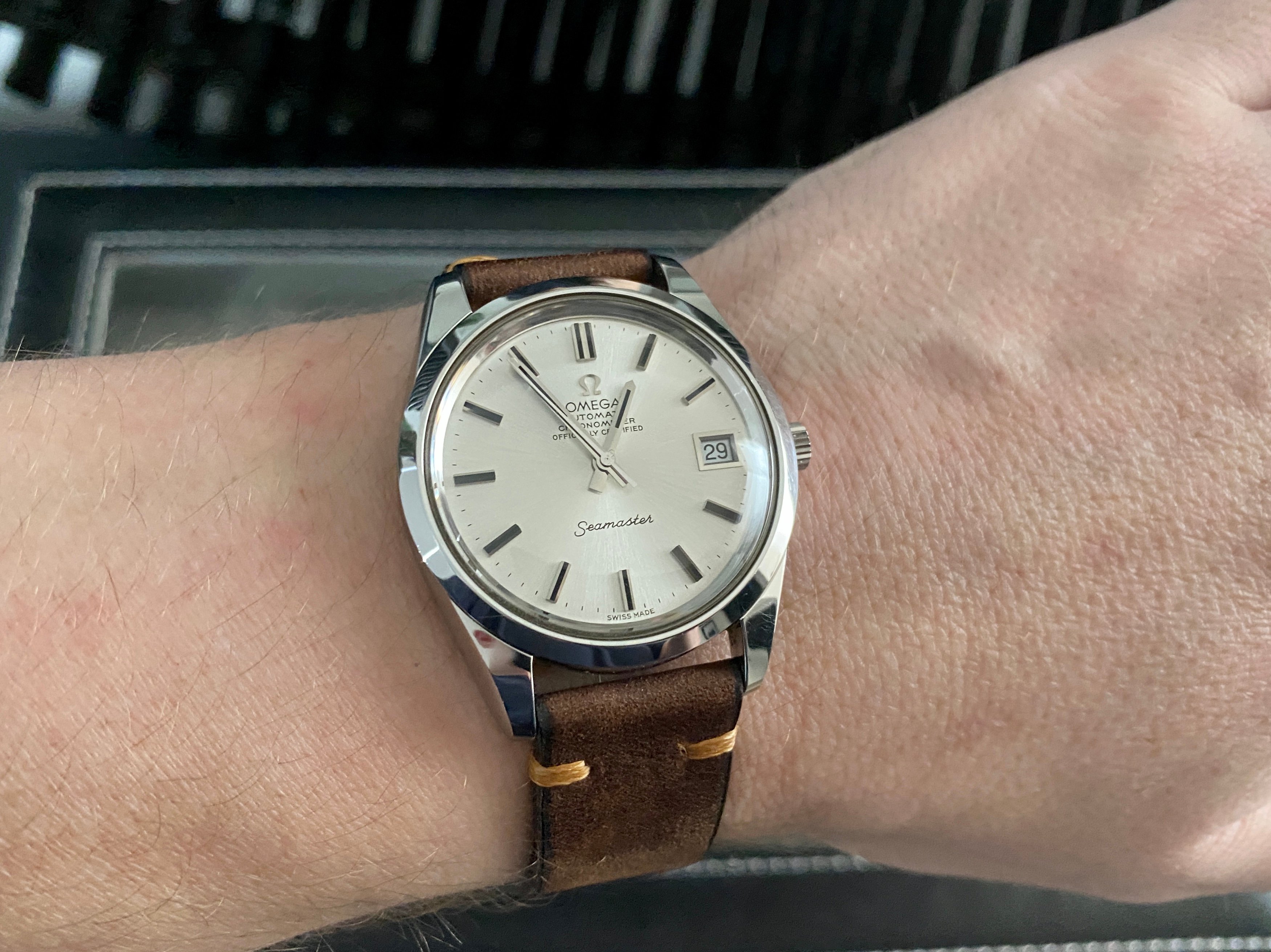 Omega 2024 vintage strap