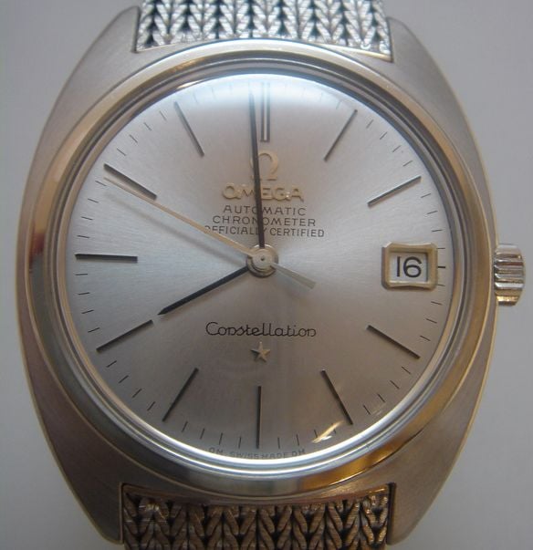 Omega Constellation 'C' 18k solid white gold | Omega Watch
