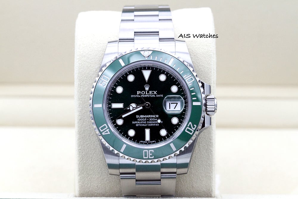 Rolex Submariner Hulk Full STICKERS OPEN CARD 116610LV