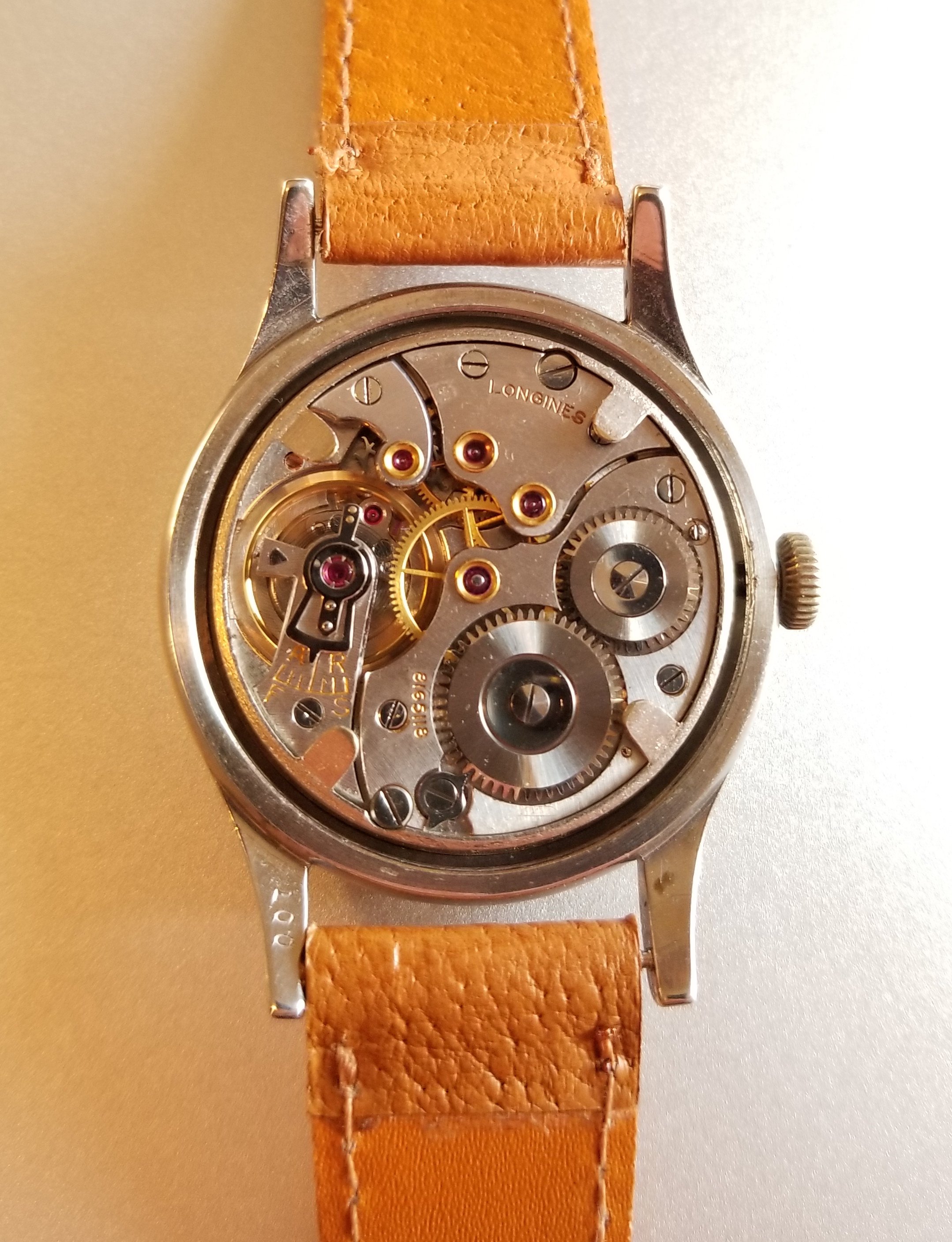 SOLD LONGINES Sei Tacche Ref. 5696 Cal 27M Beautful Patina