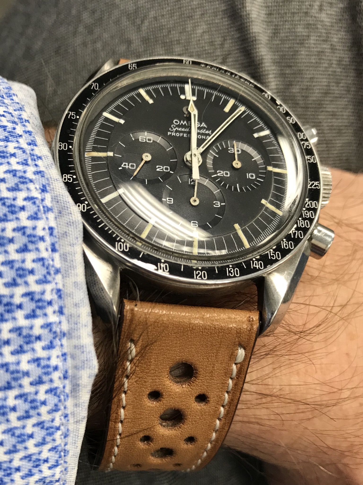 Omega speedmaster deals rally strap