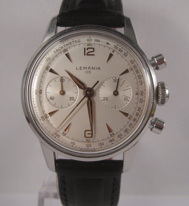 Lemania hot sale 105 chronograph