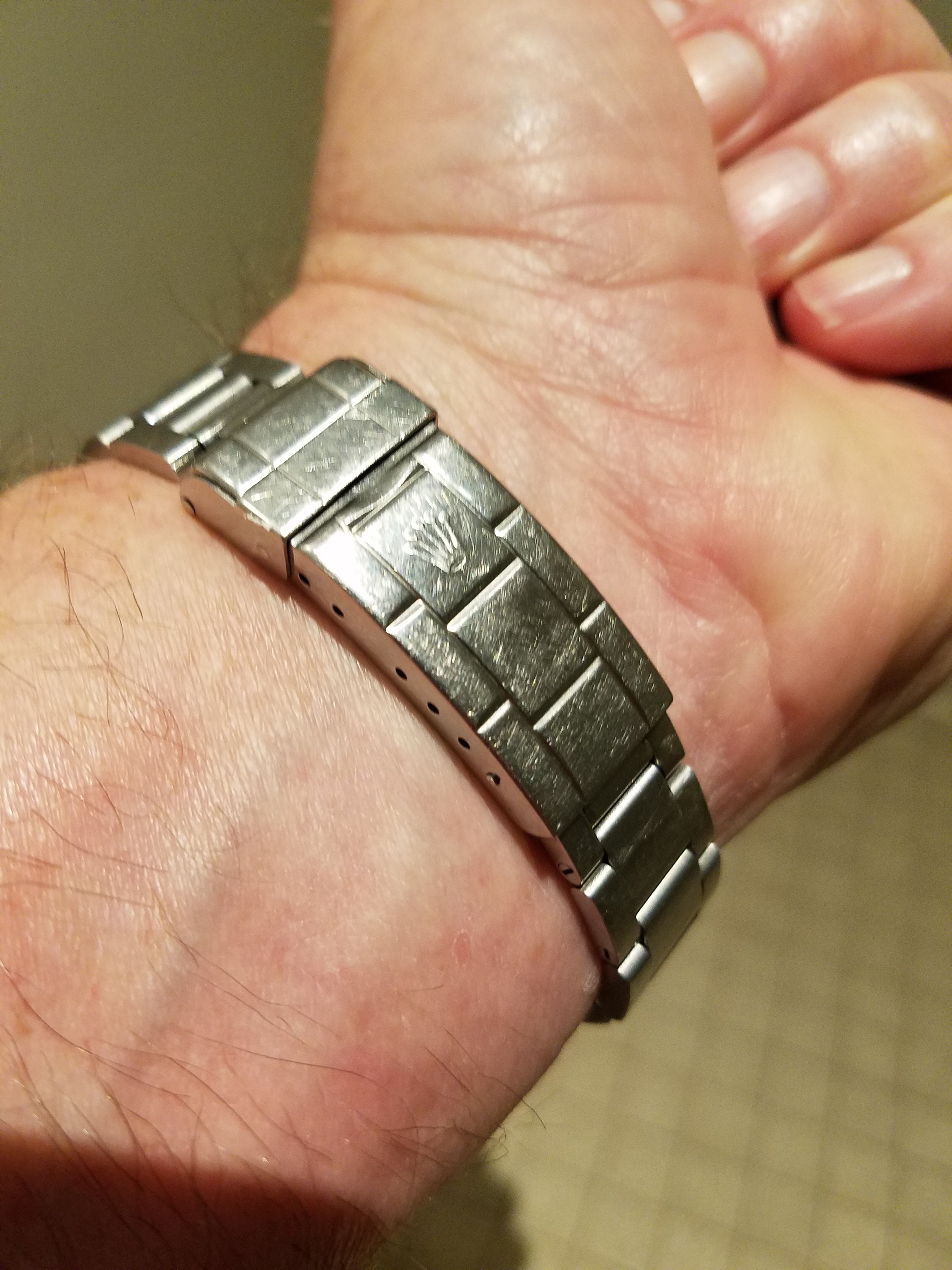 Scratches on watch