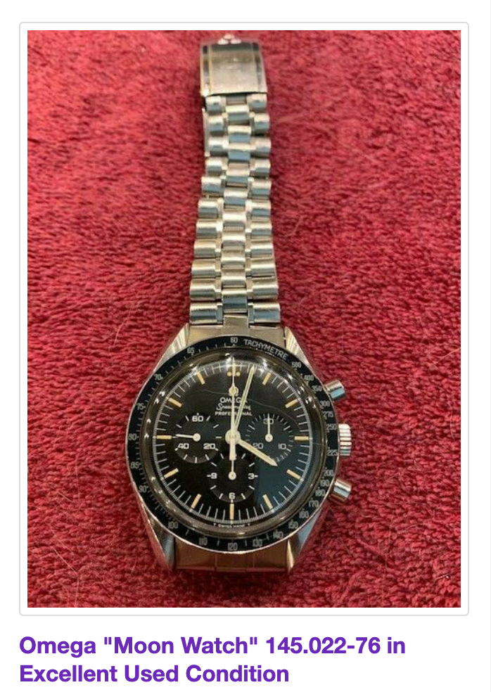 Gone fishing 1976 Speedmaster 145.022 Omega Forums