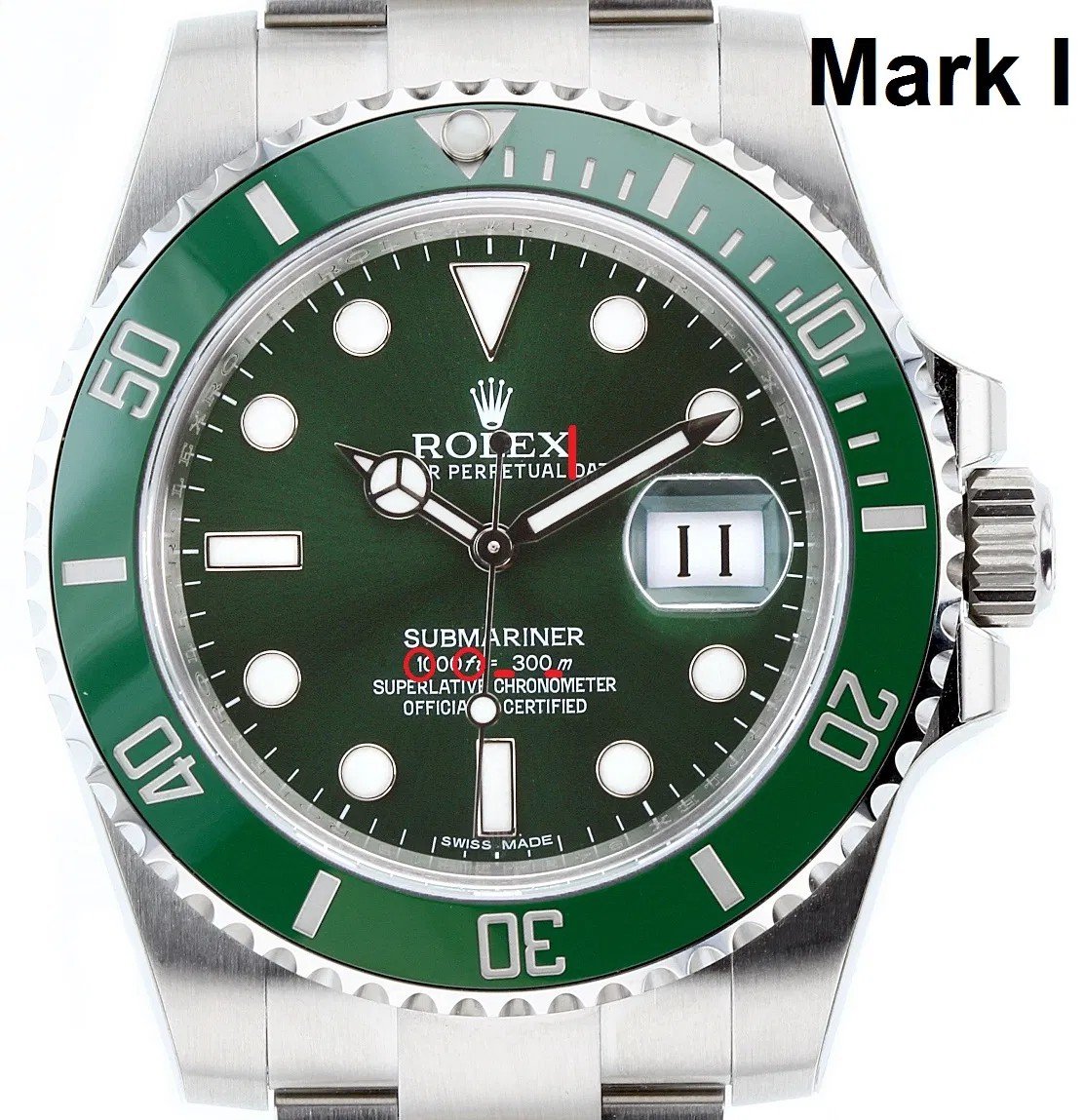 Rolex submariner dial online variations