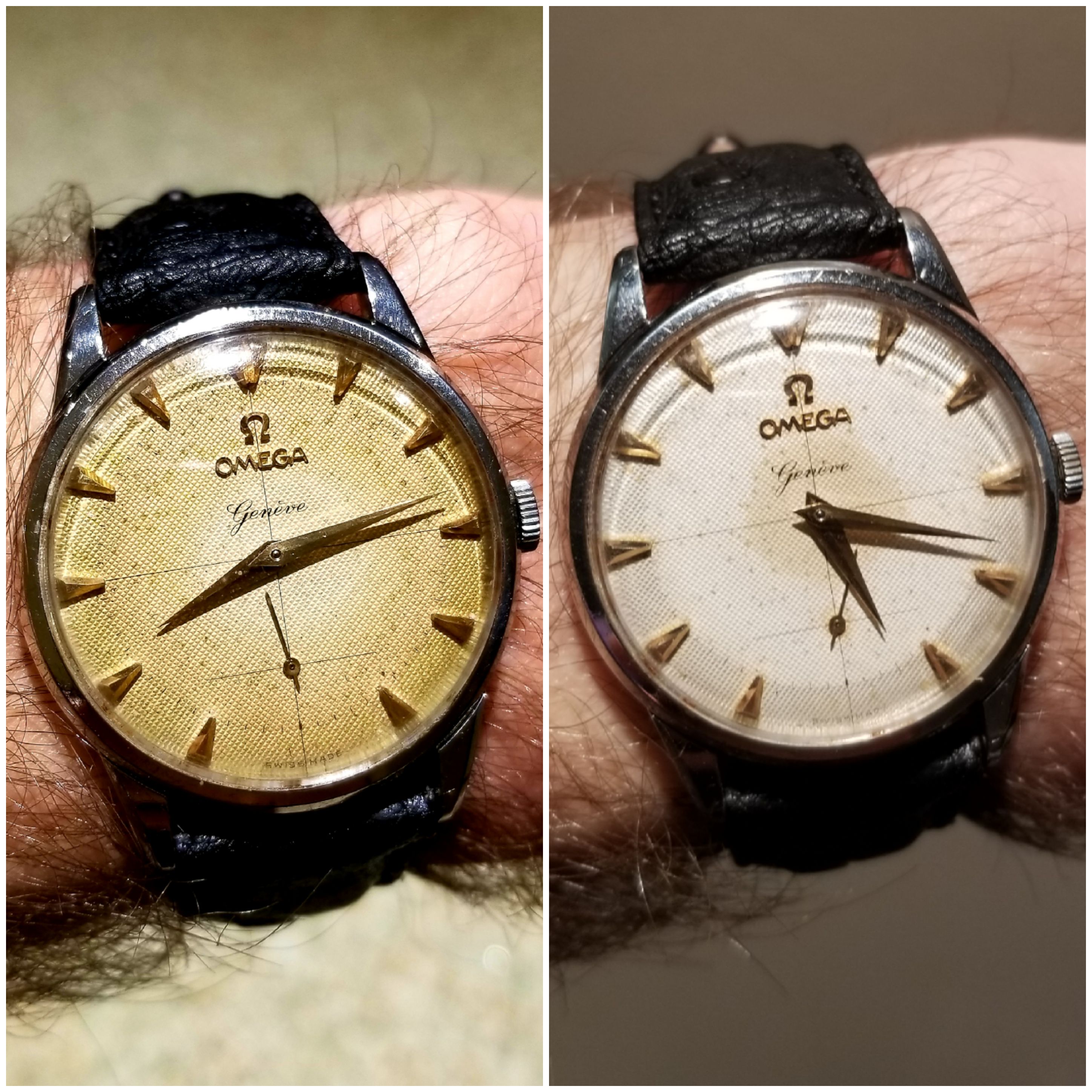 First Dial Cleaning Attempt Omega Forums