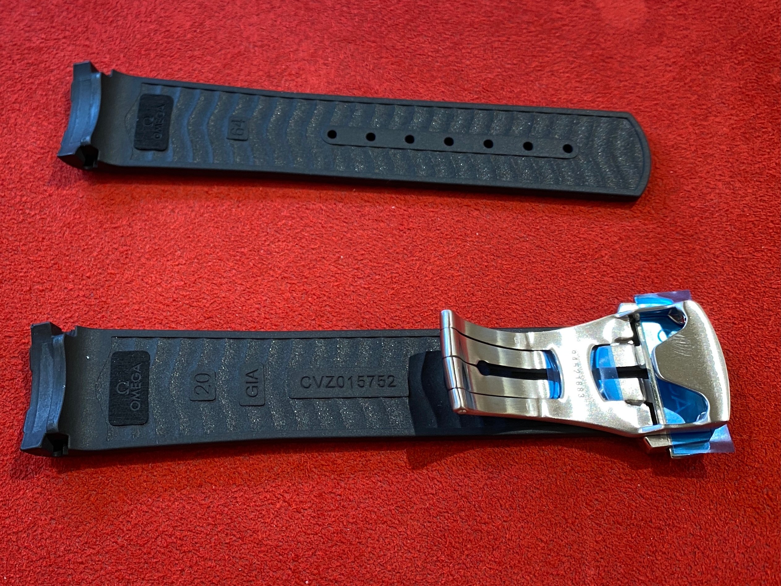 Omega seamaster rubber strap with deployment clasp new arrivals