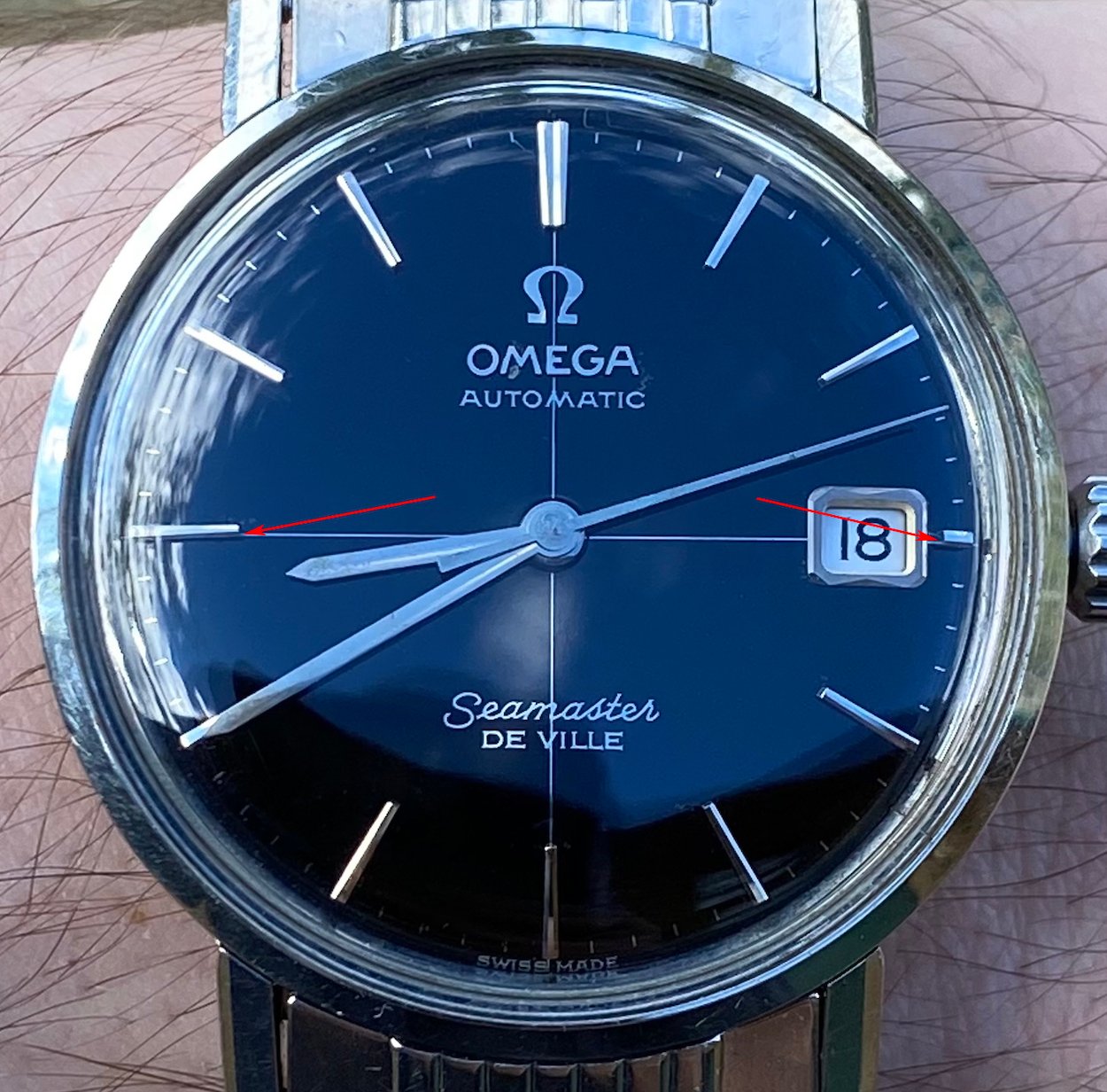 A Don Draper Seamaster DeVille but not a redial Omega Forums