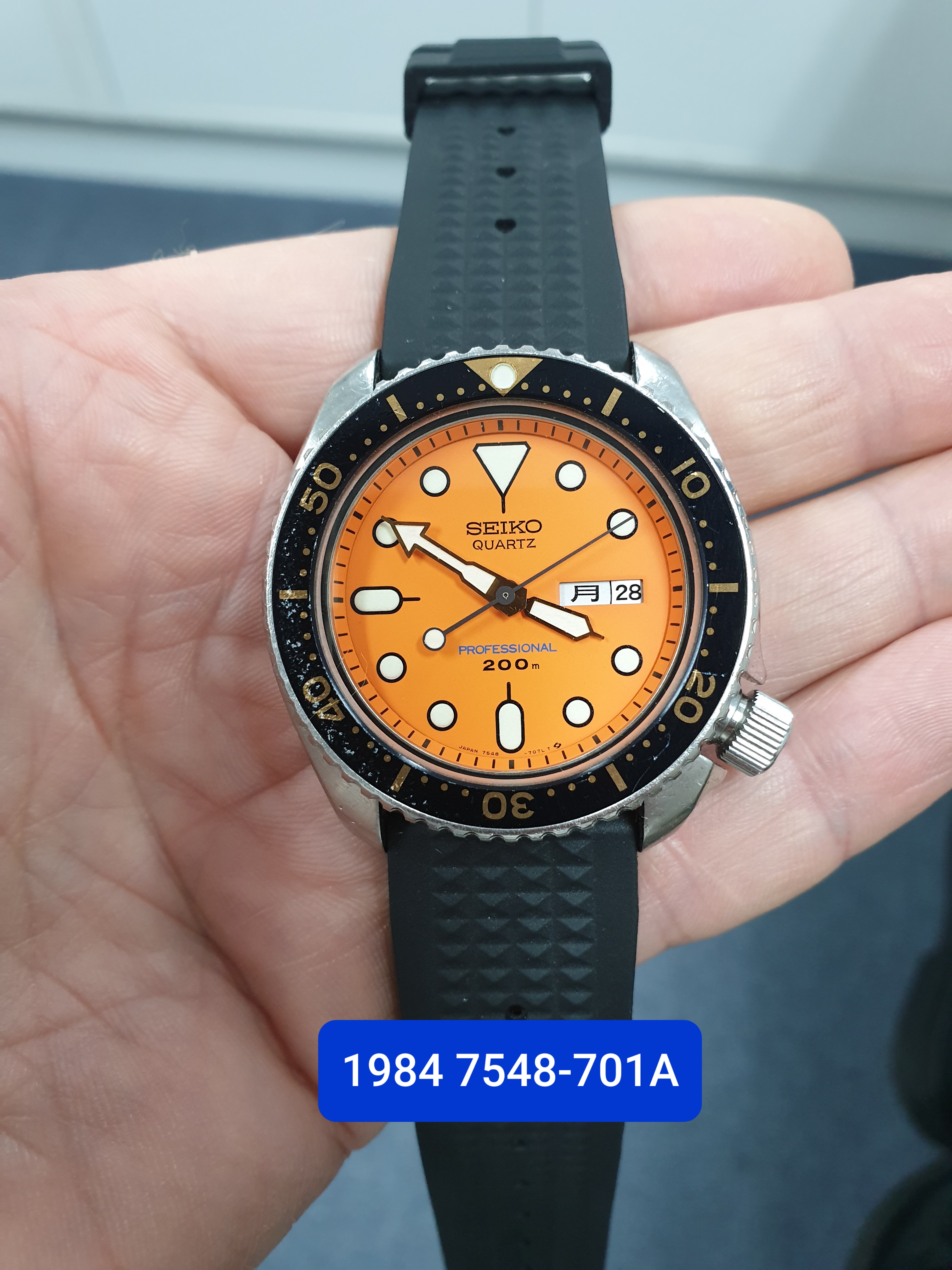 SEIKO 7548-7000 JAPAN J 150M QUARTZ DIVER (PYH018) | Omega Forums