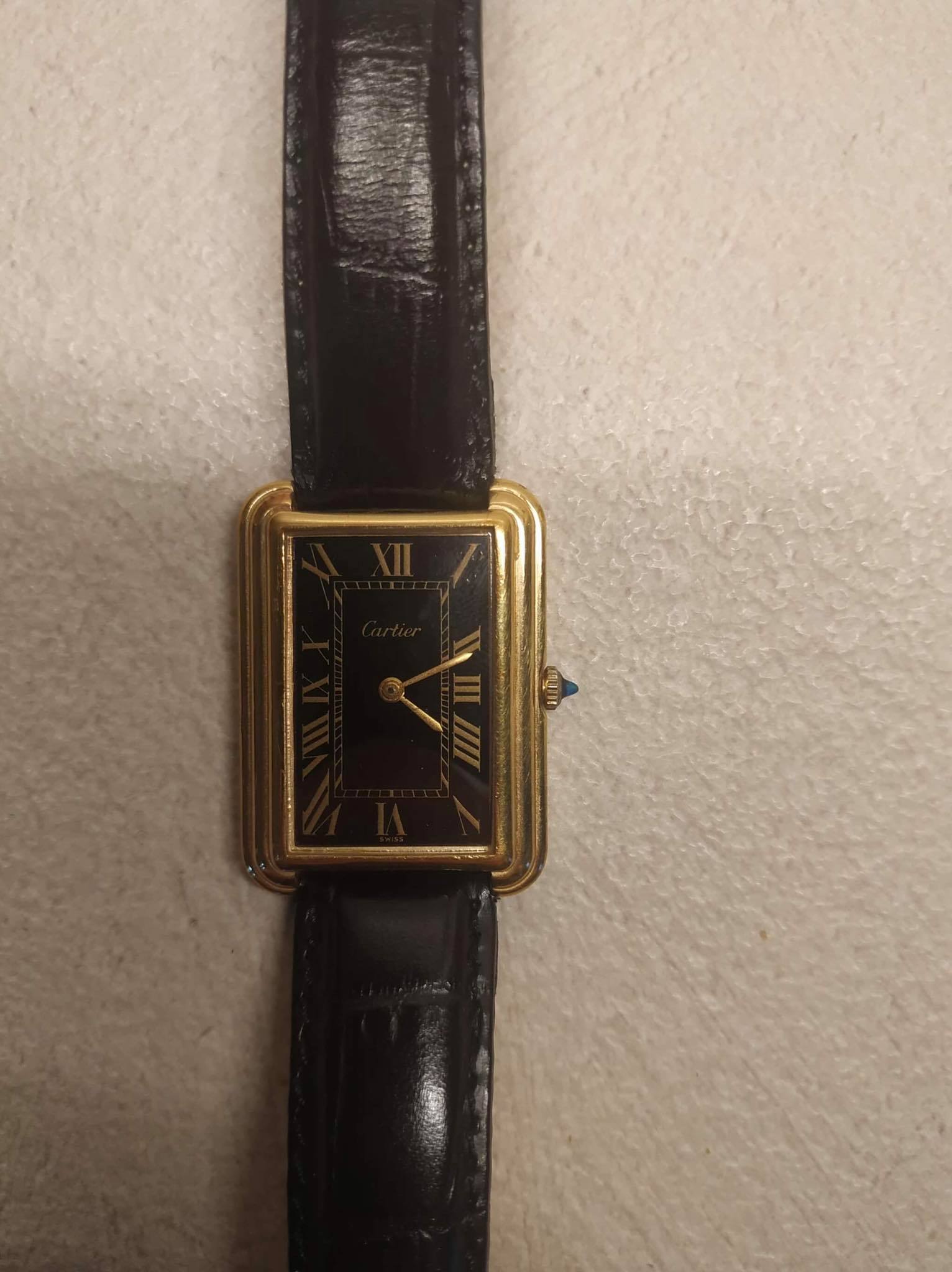 Cartier tank stepped potential buy please help Omega Forums