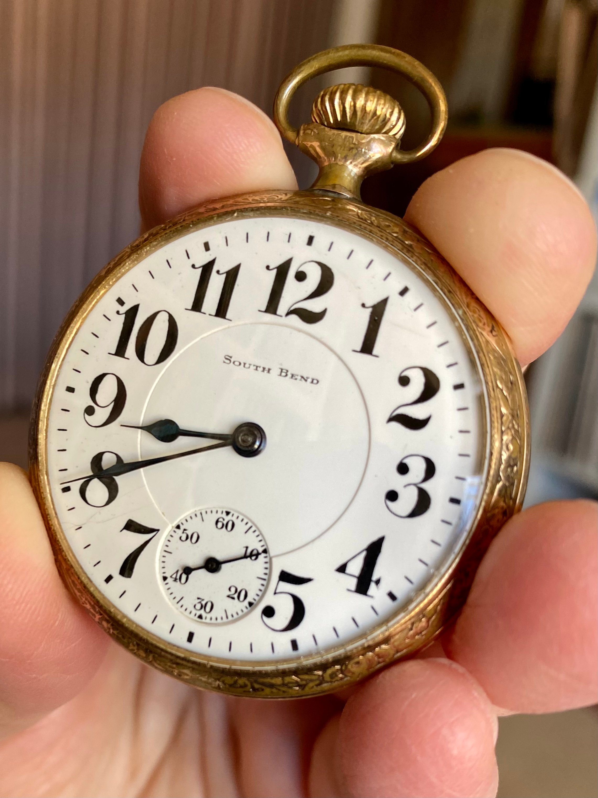 Studebaker pocket watch on sale antique