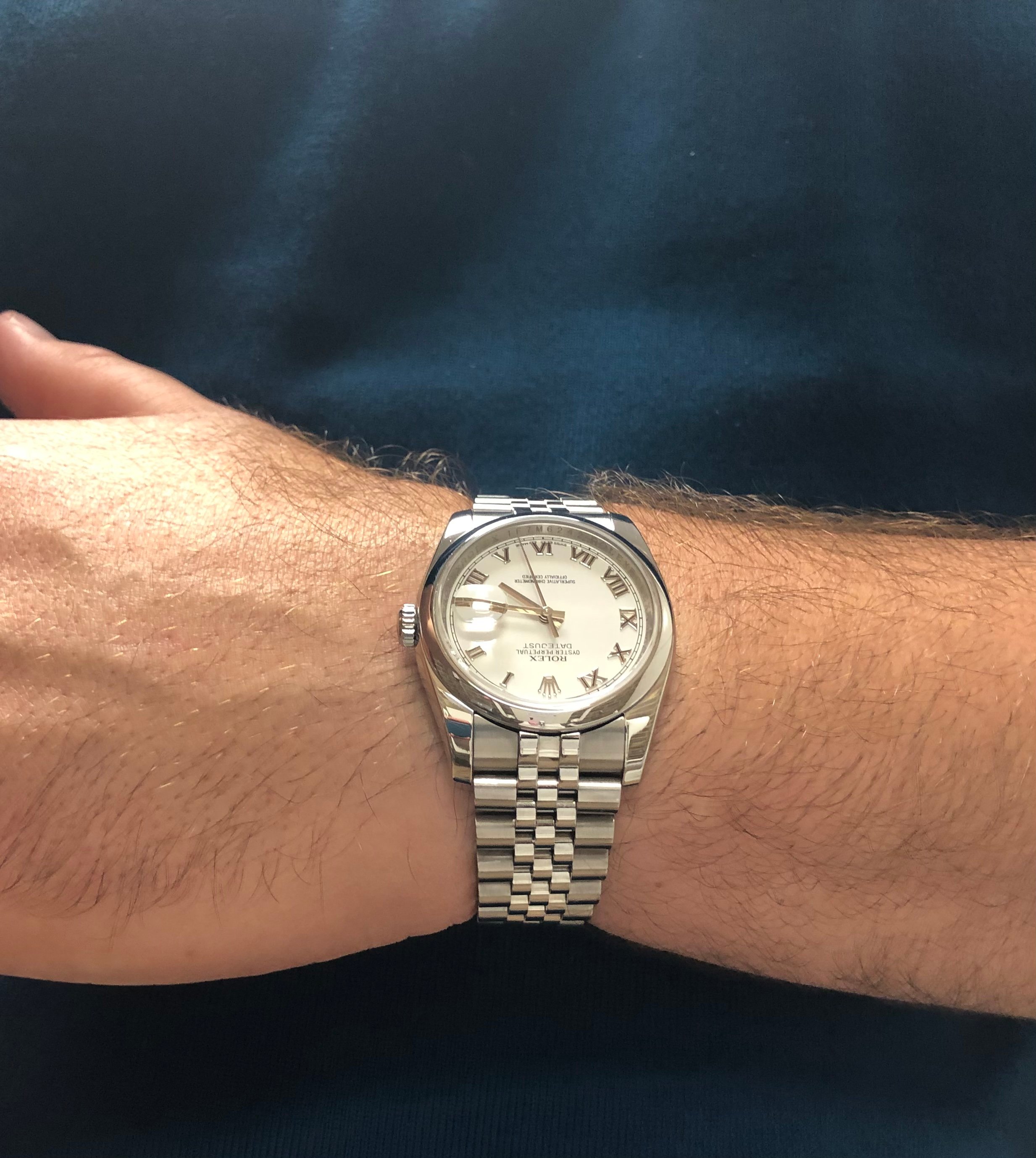 WITHDRAWN Price drop white dial Rolex DateJust 36mm from 2014