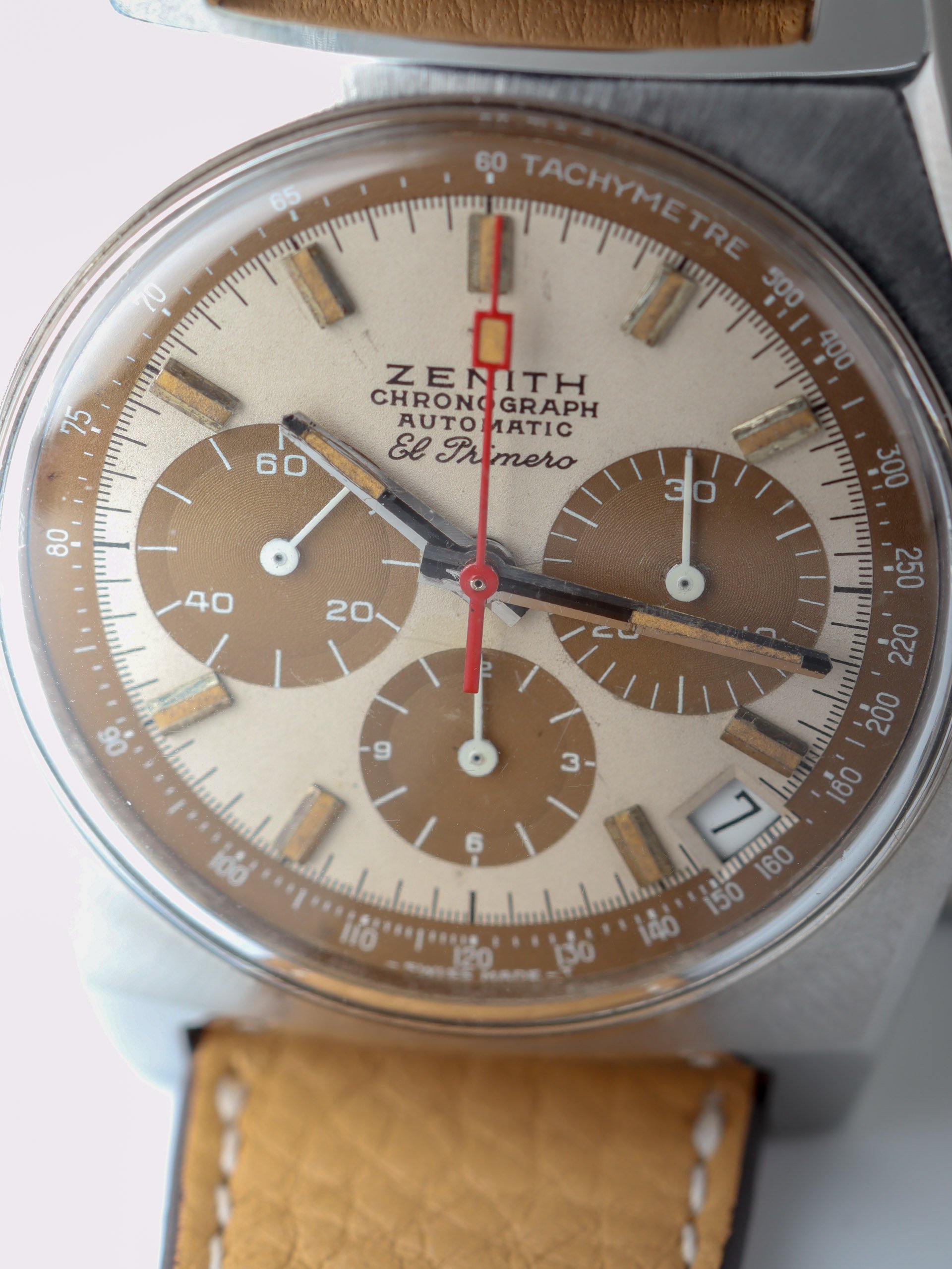 Zenith El Primero A384 w/Outstanding Tropical Dial - *Unpolished