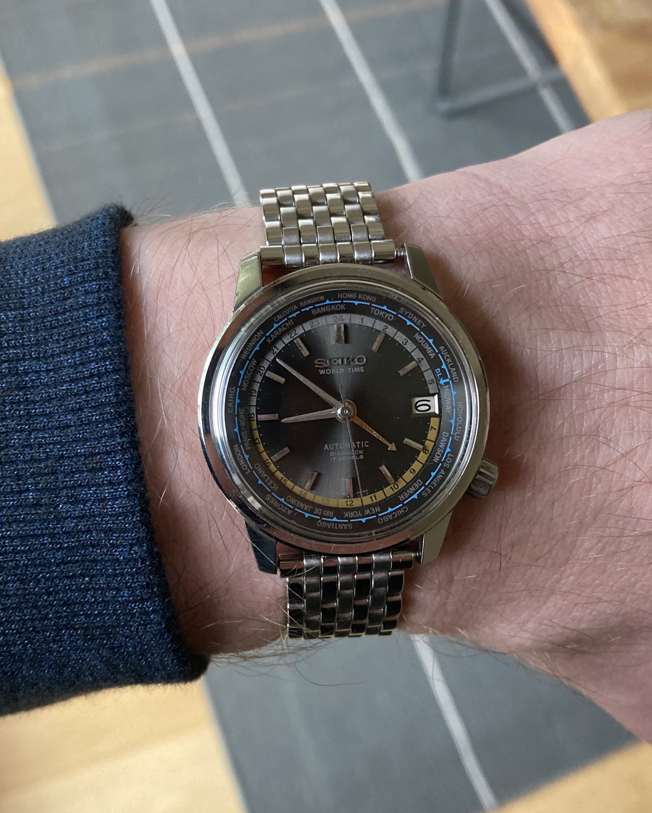 New arrival Seiko World Time 6217 7000 Omega Forums