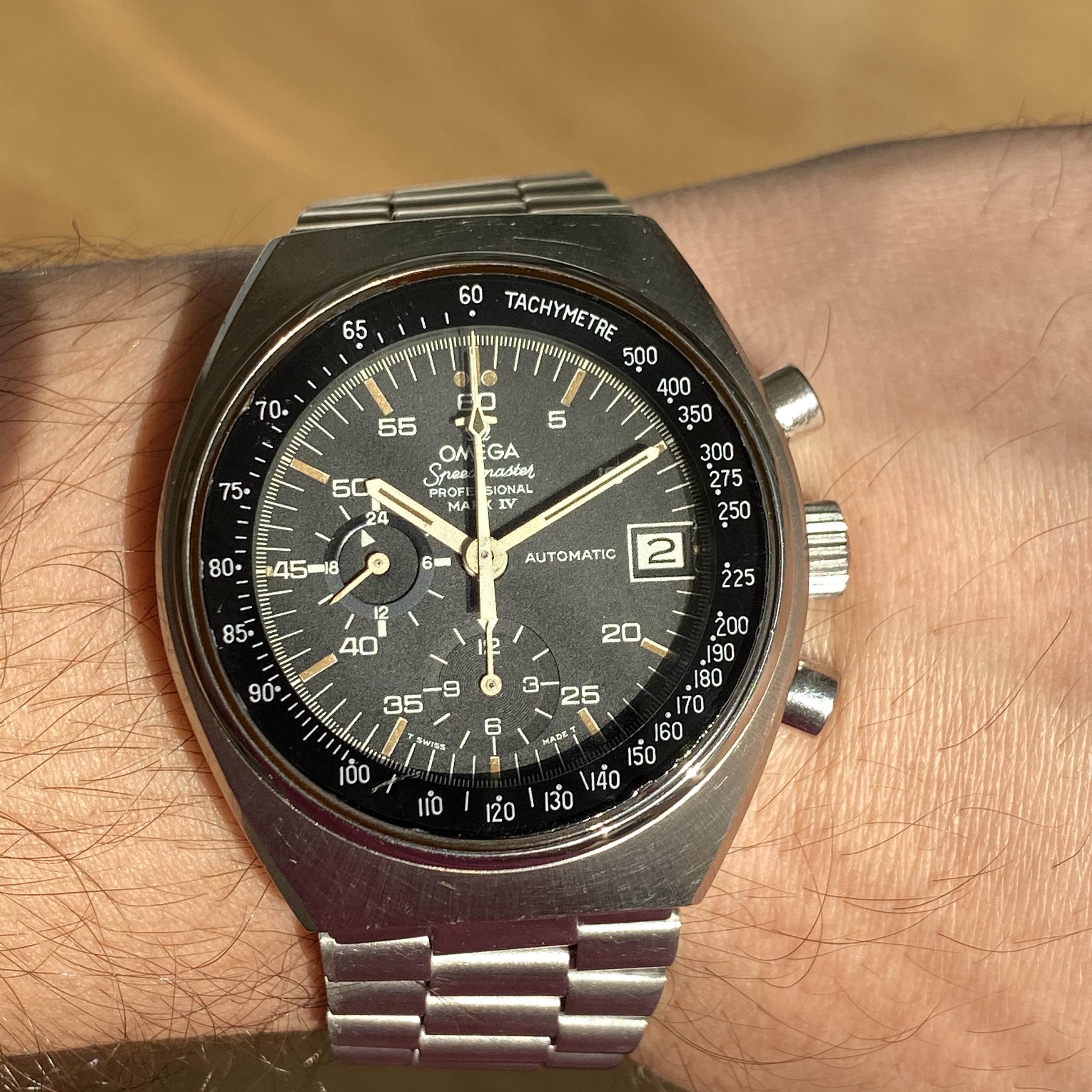 SOLD - Omega Speedmaster Mark IV 176.009 Chronograph c. 1973 Steel 