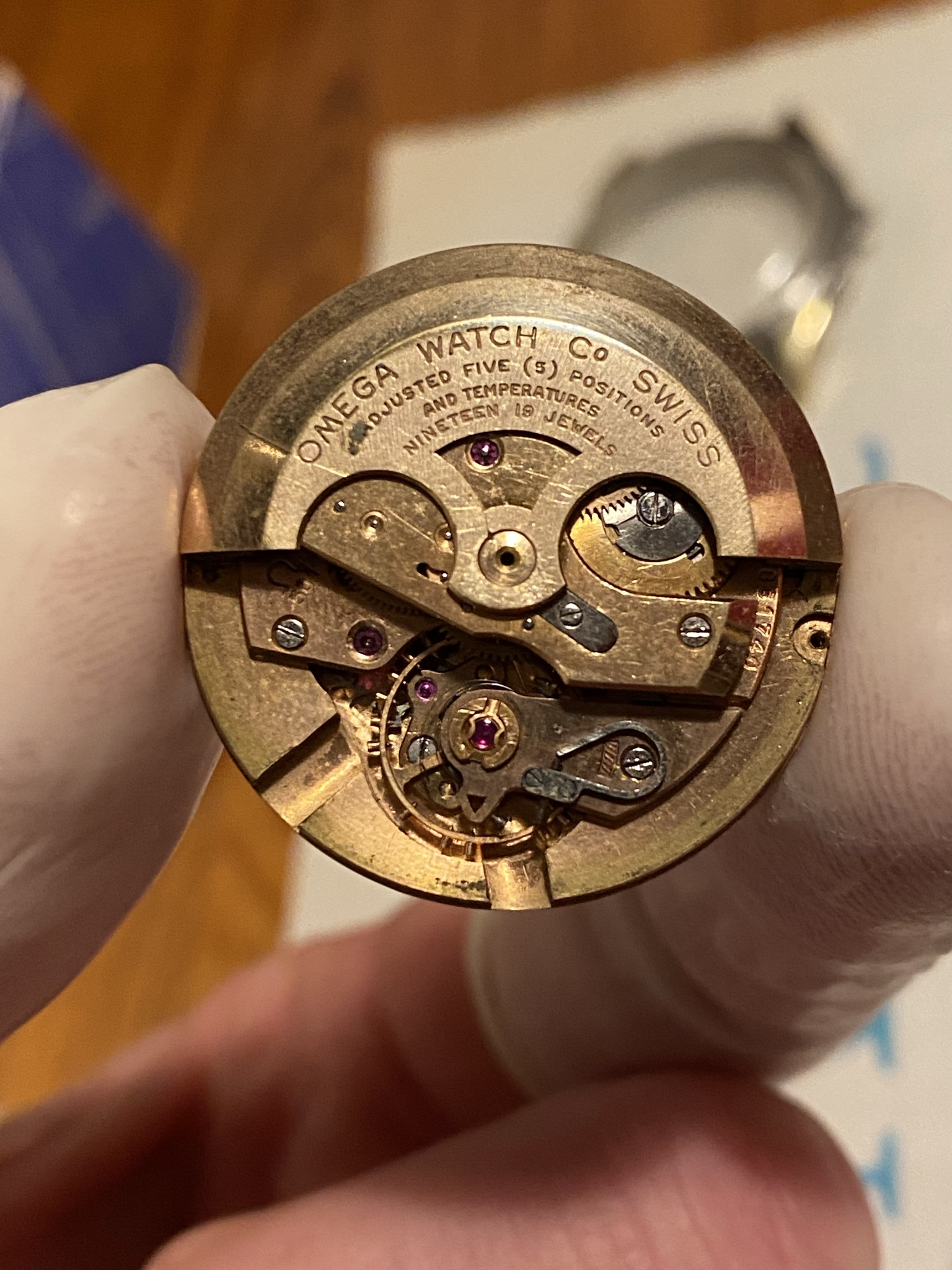 Omega cal 501 movement sale