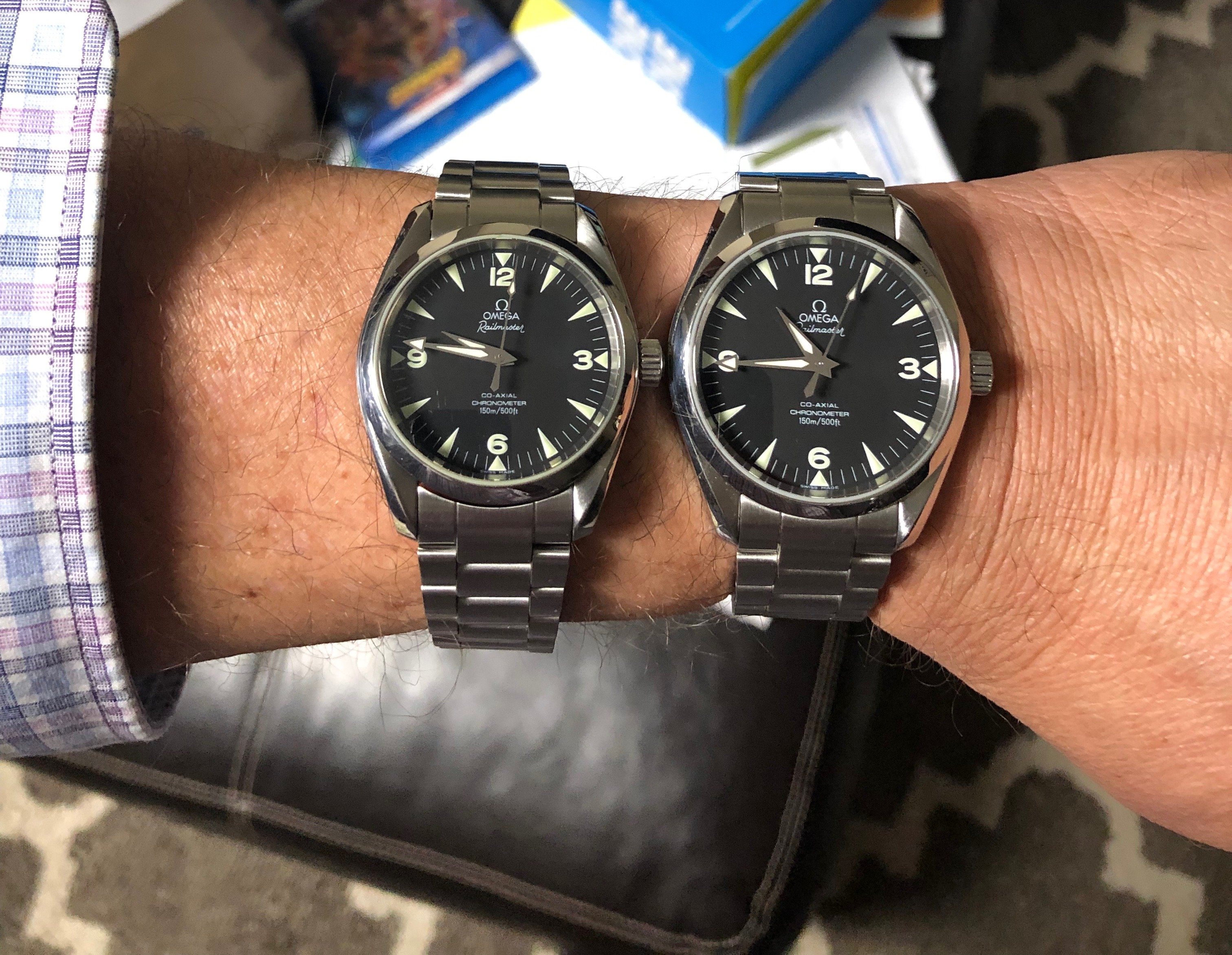 Omega clearance railmaster 42mm