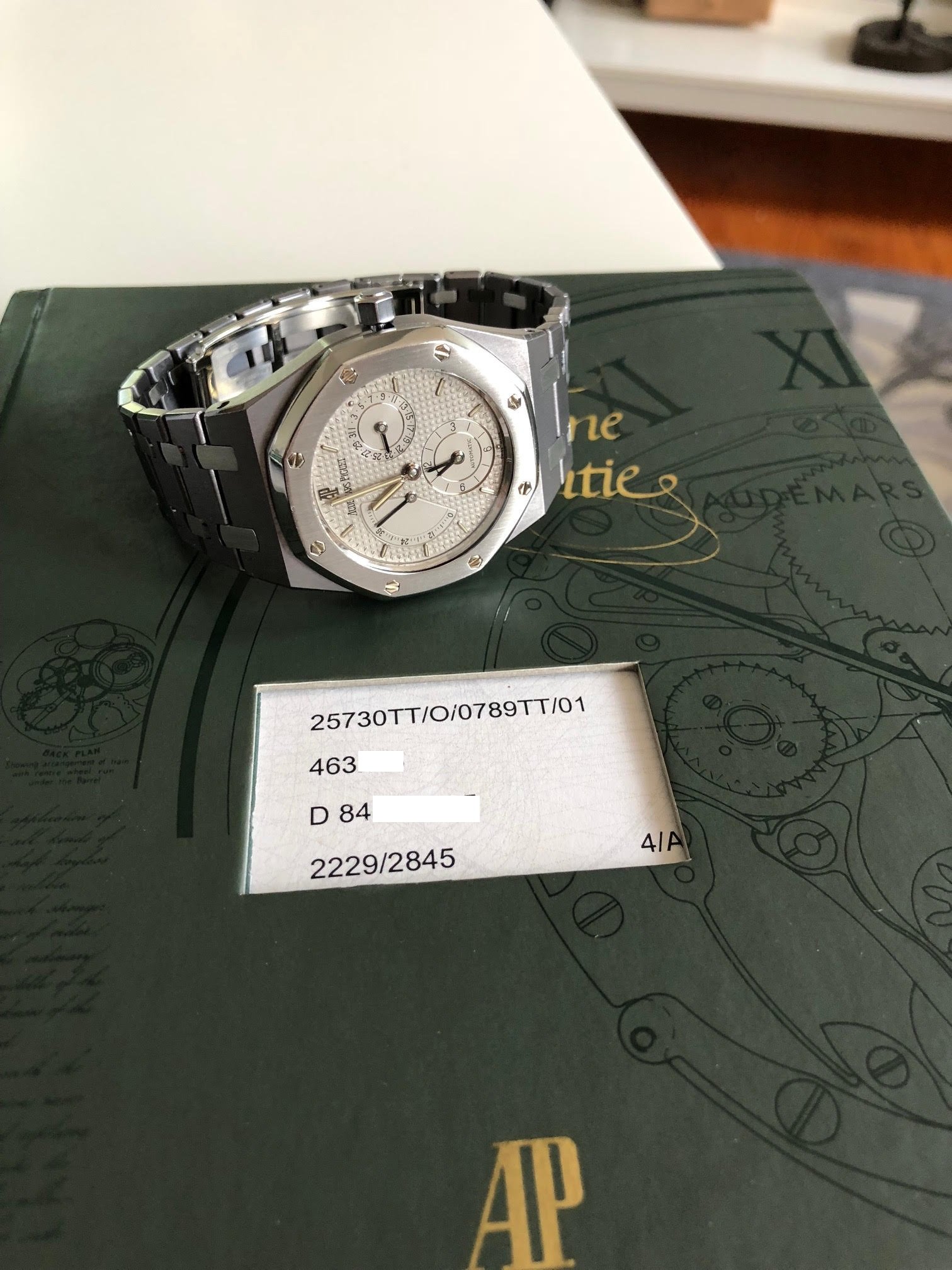 FS RARE Audemars Piguet Dual time TANTALUM and steel Ref