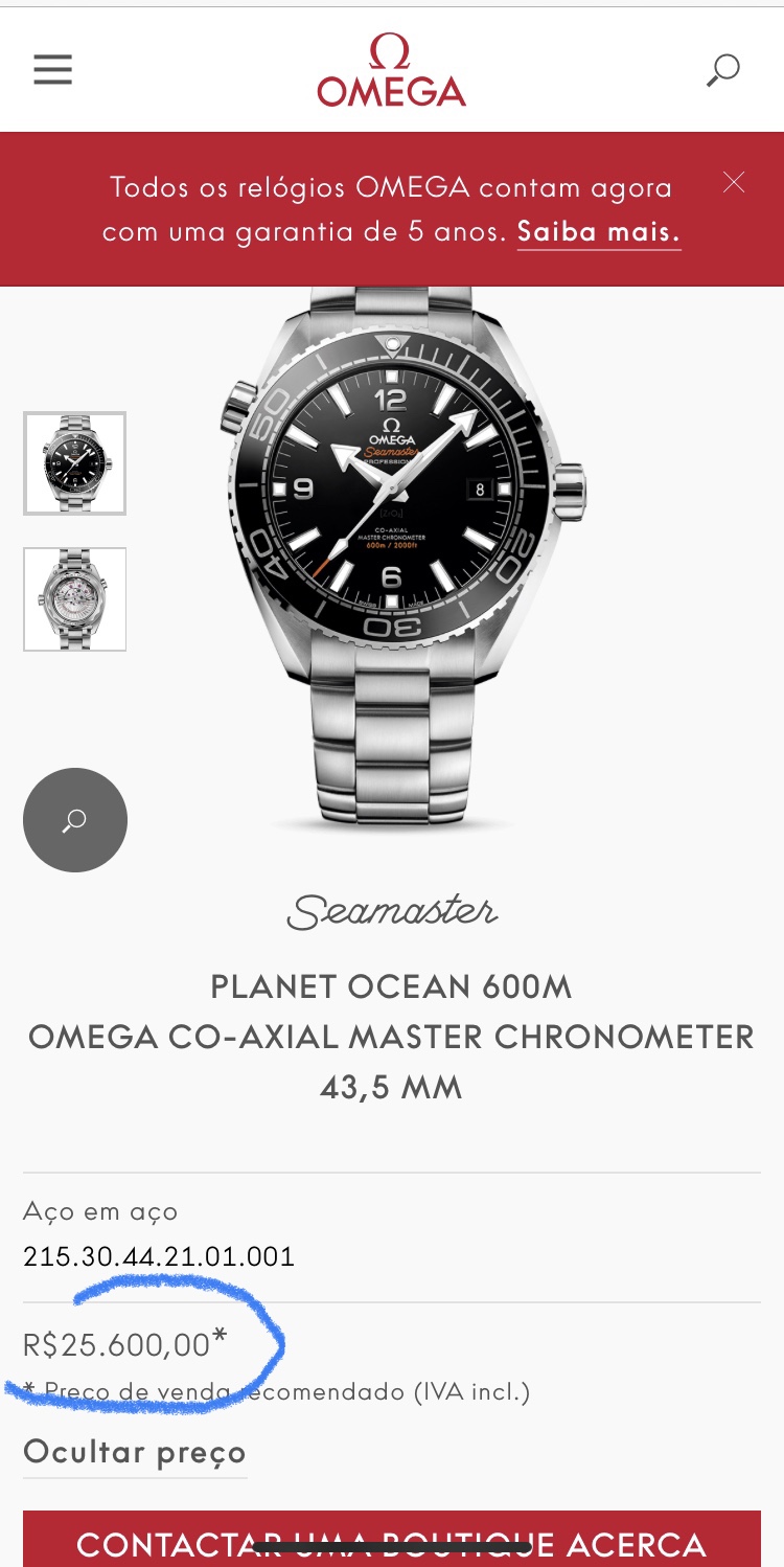 omega watch discount