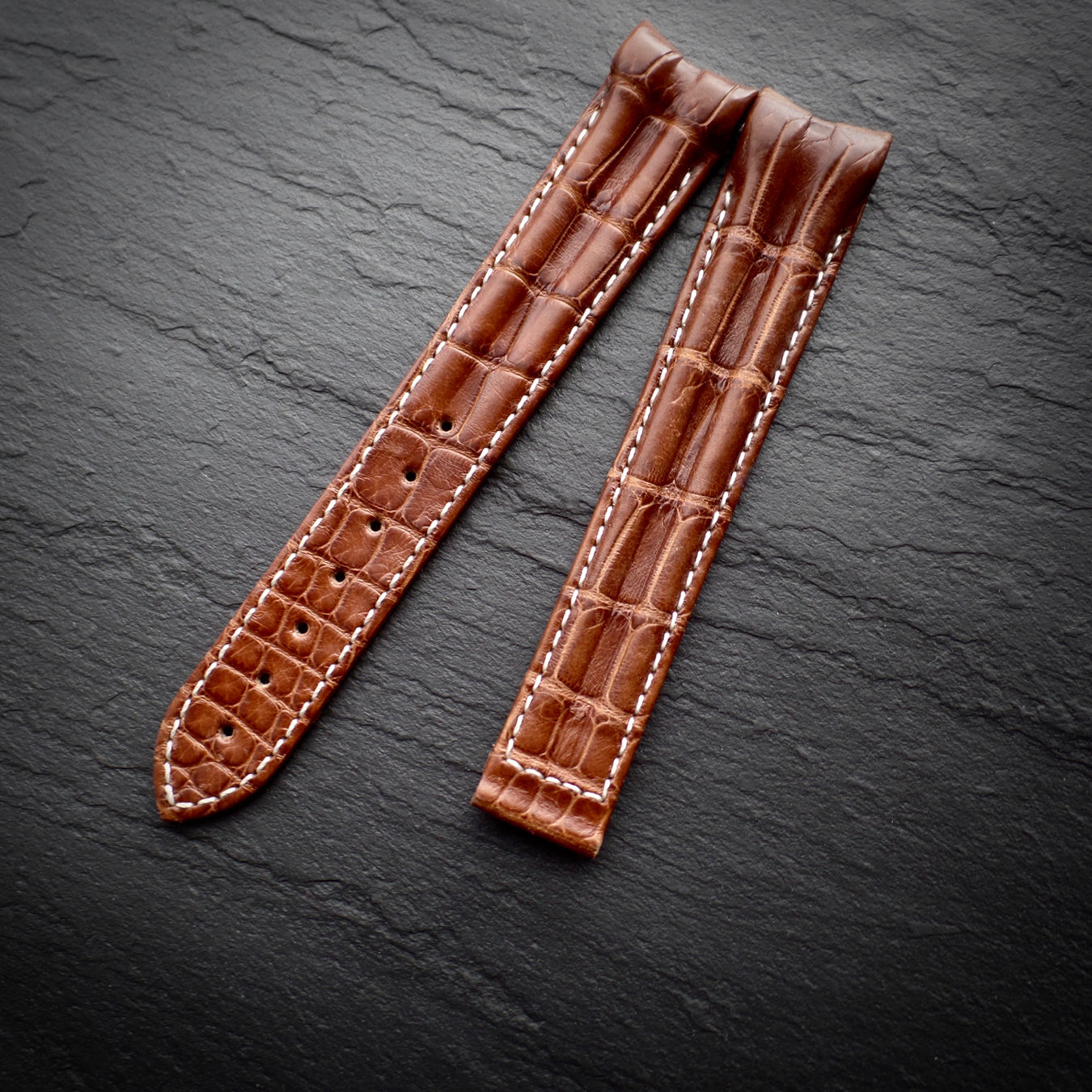 omega 18mm leather strap