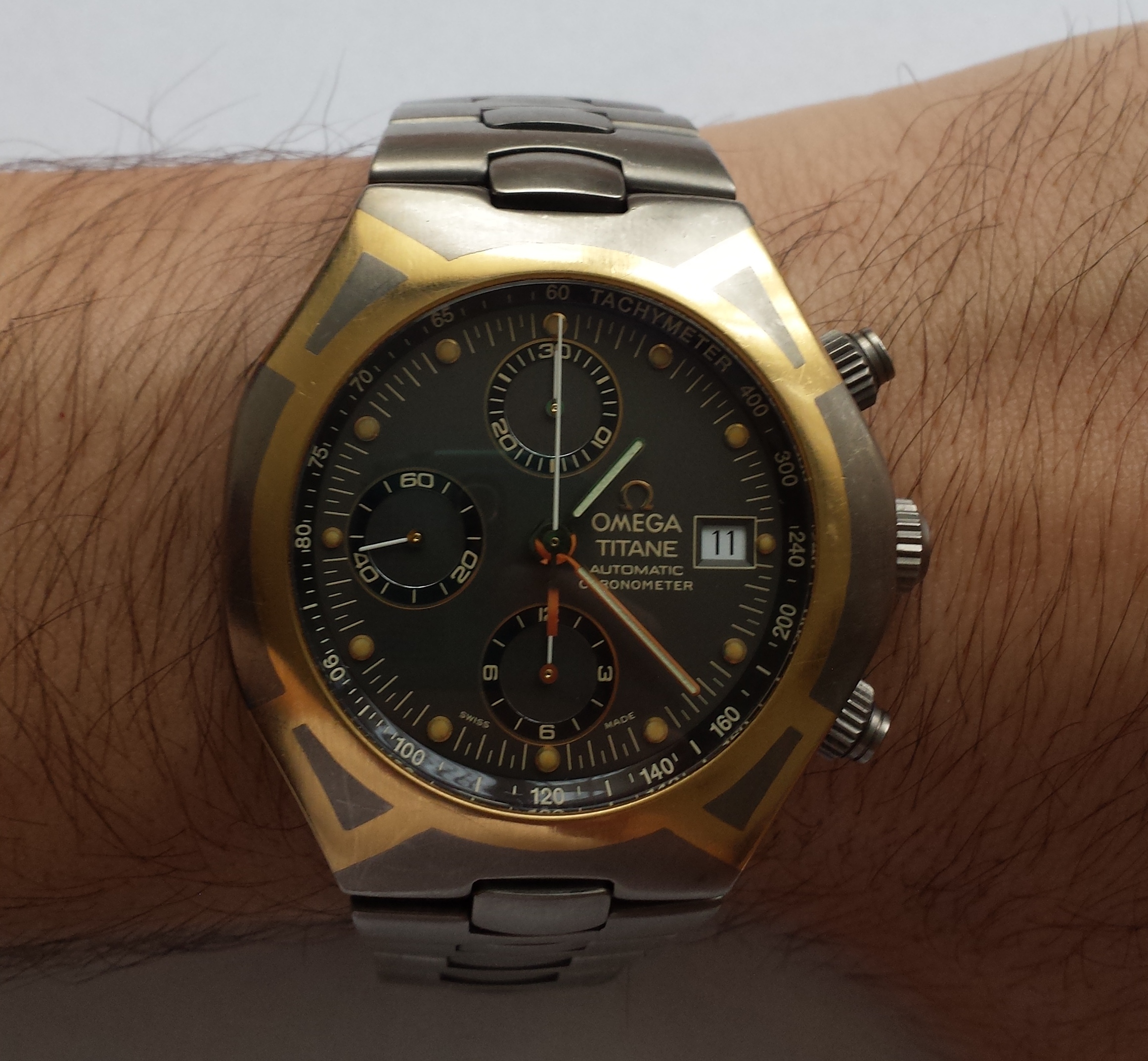 omega titane automatic chronometer 120m