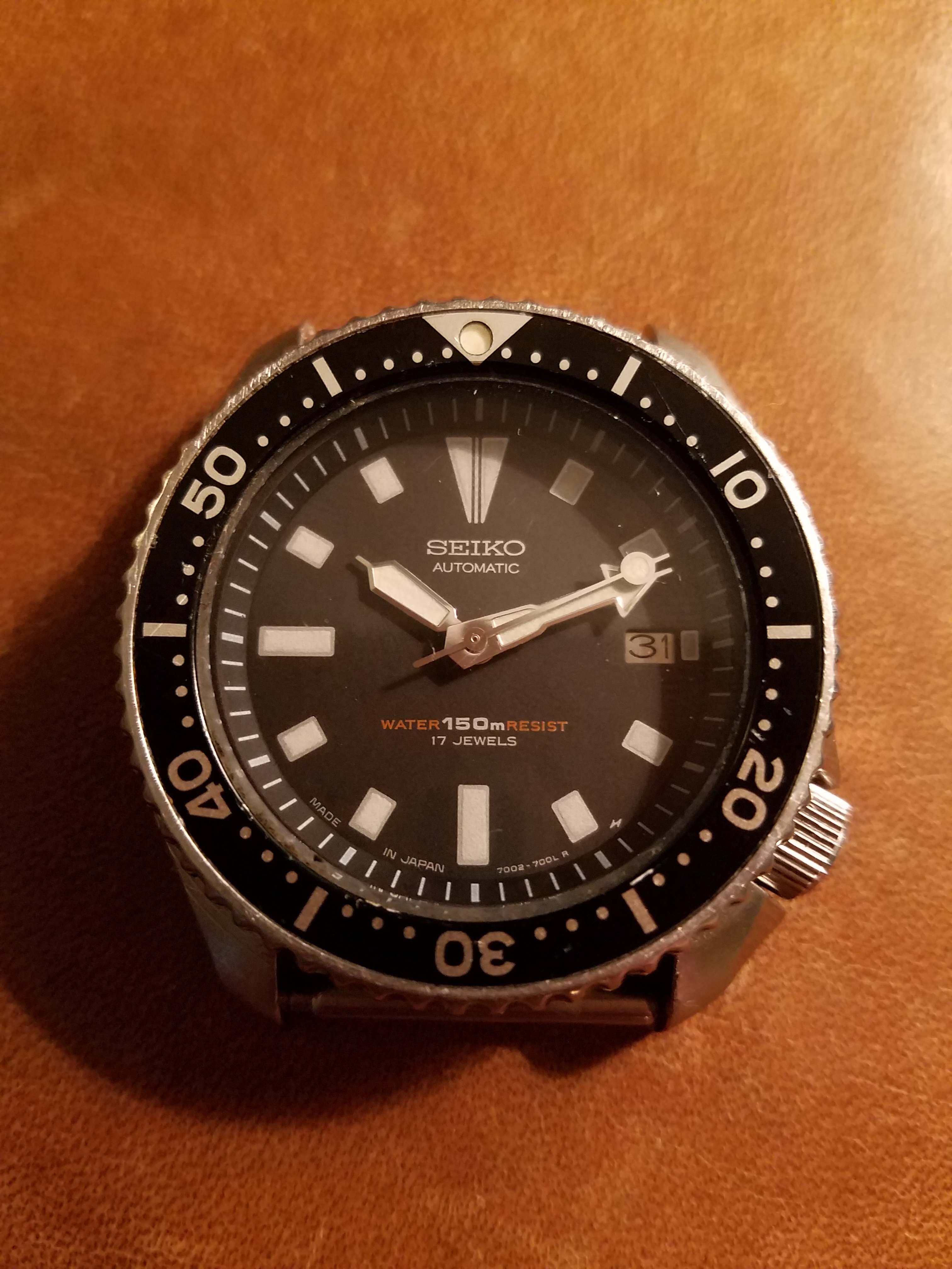 SOLD - JDM Seiko Diver Auto 7002-7001 41mm | Omega Forums