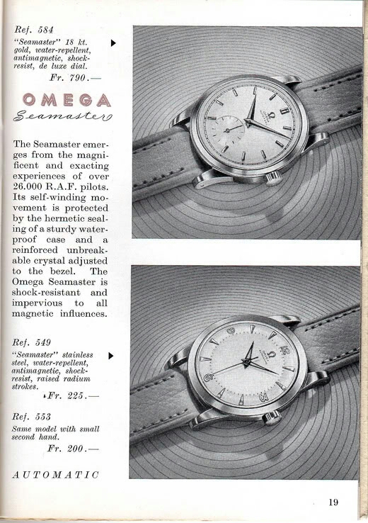 Early Seamasters. | Omega Forums