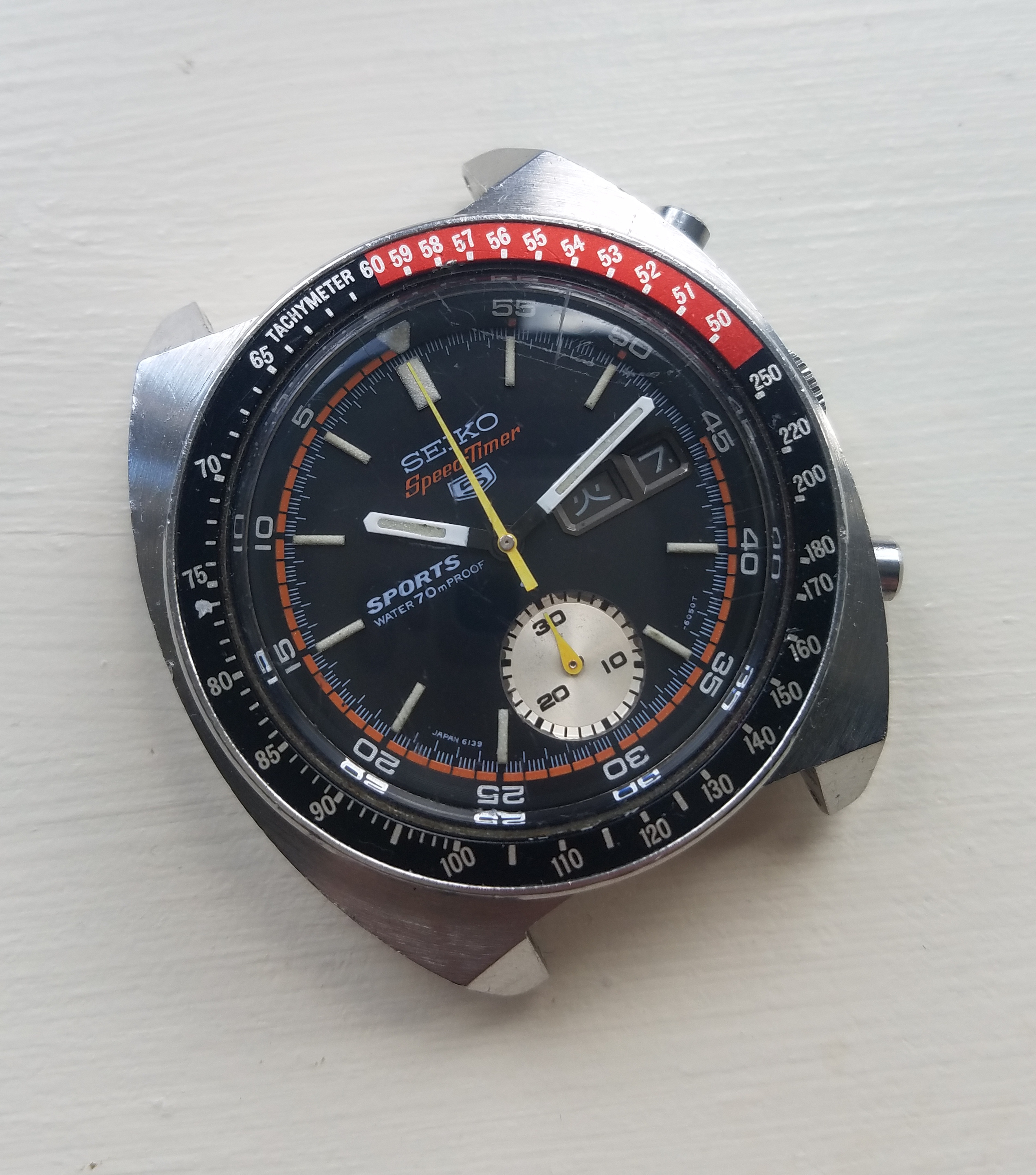 SOLD - Seiko 6139-6031 Speedtimer JDM Sports 5 1970 Proof $495