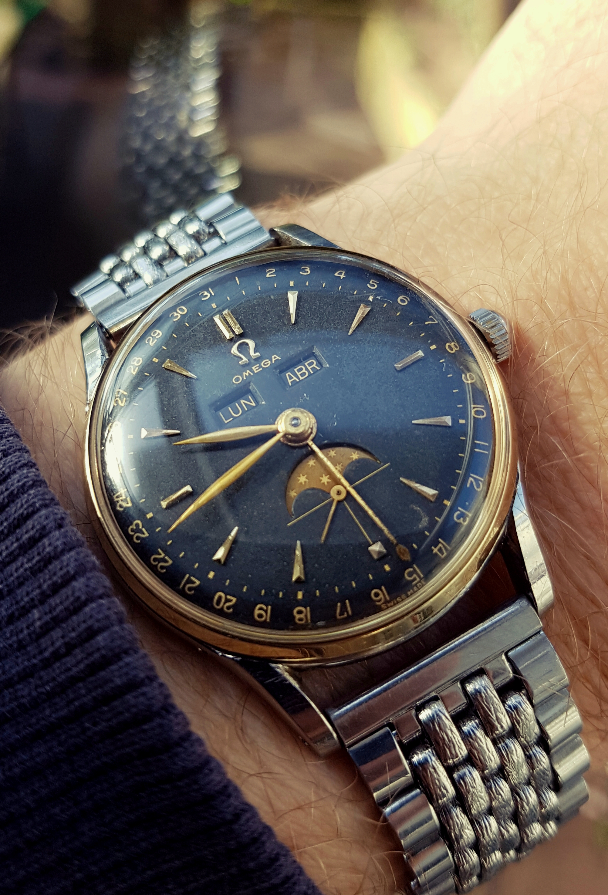 Black dial Omega Cosmic Moonphase Omega Forums