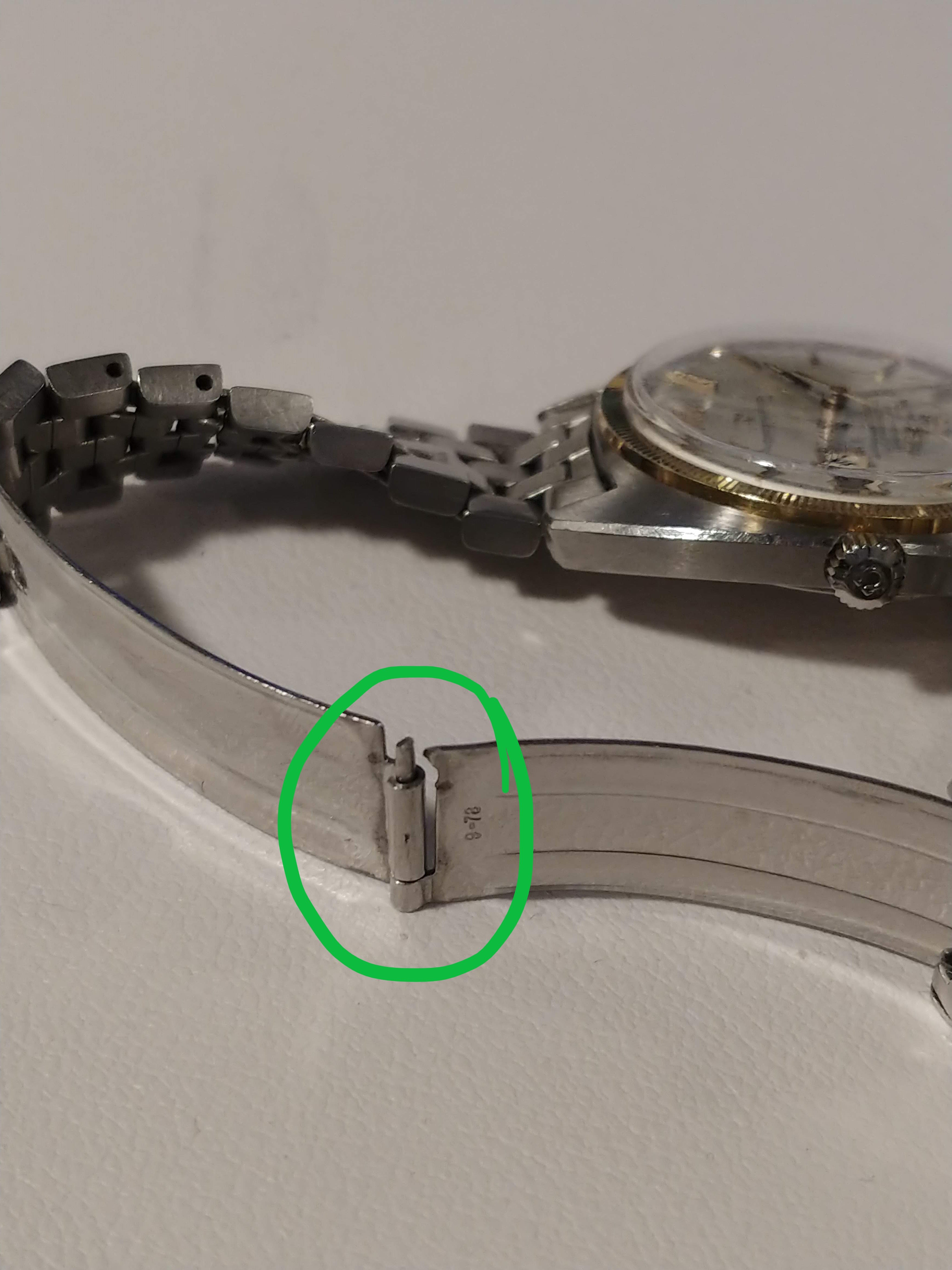 Fixing a vintage Omega bracelet clasp | Omega Forums