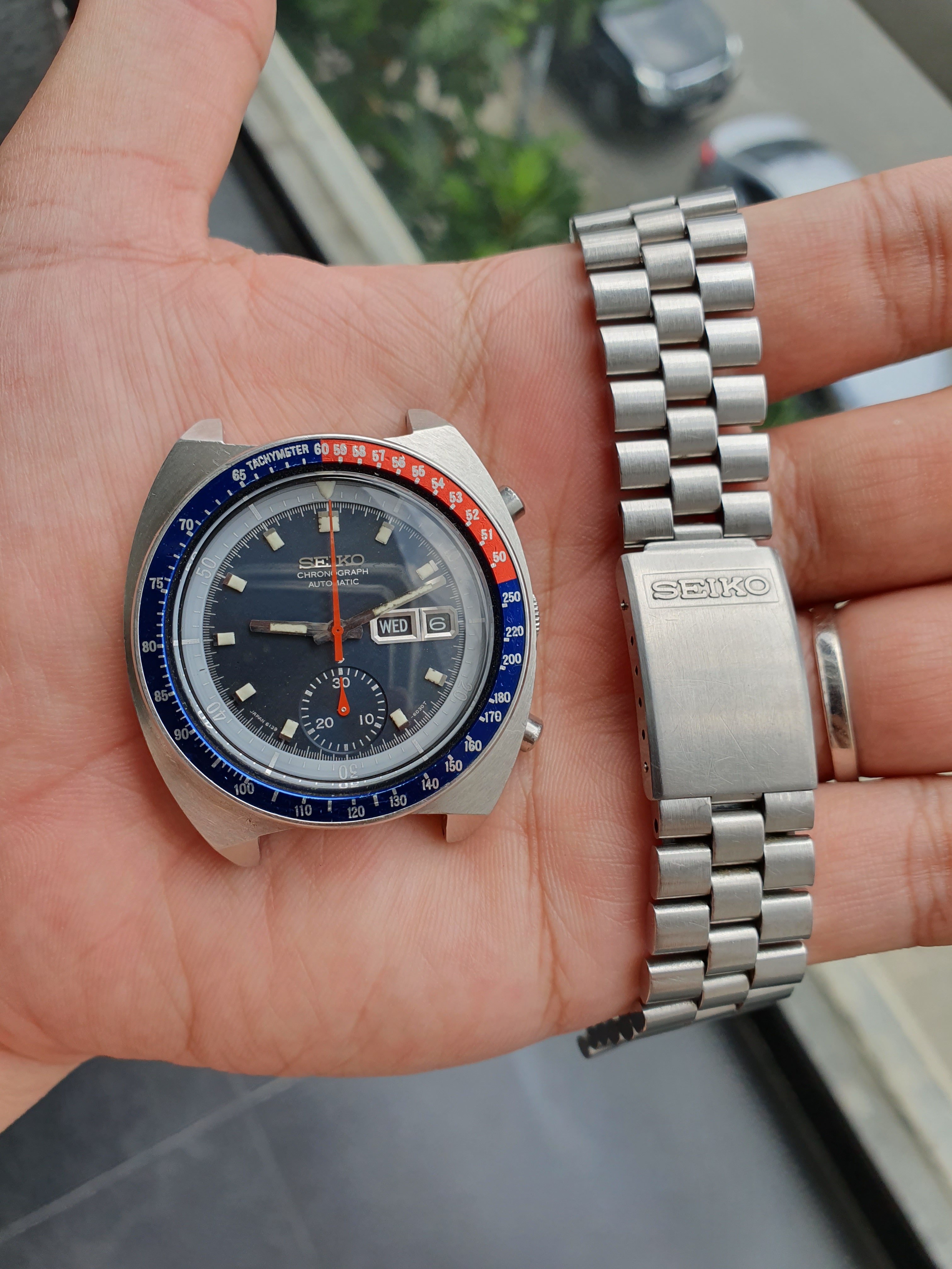 FS - Vintage Seiko 6139-6002 Blue 