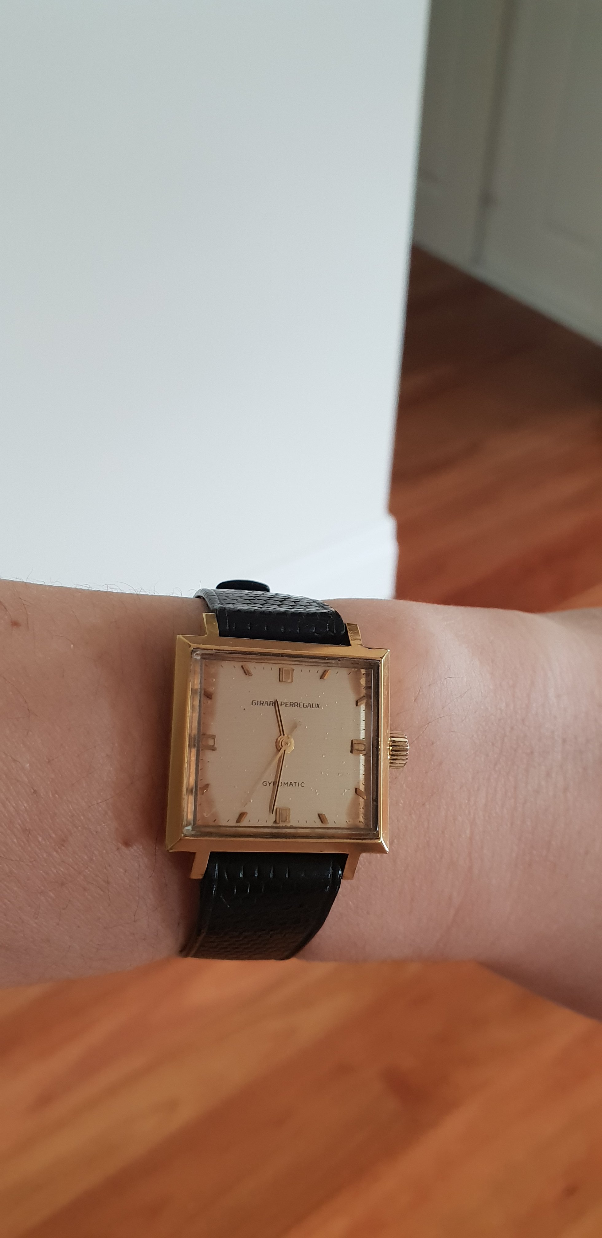 Vintage Girard Perregaux square dial anyone able to help Omega