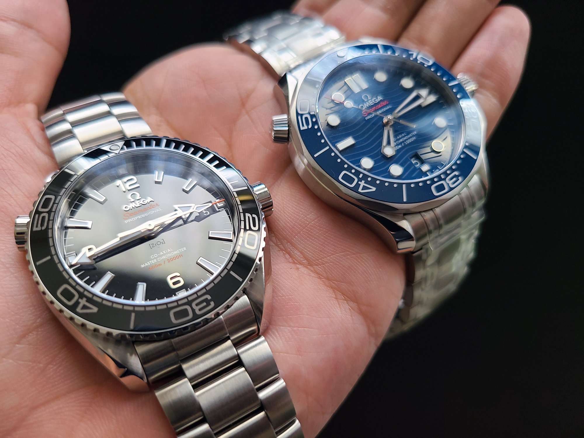 How does the 39.5mm Planet Ocean wear vs. the Seamaster 300 Omega Watch Forums