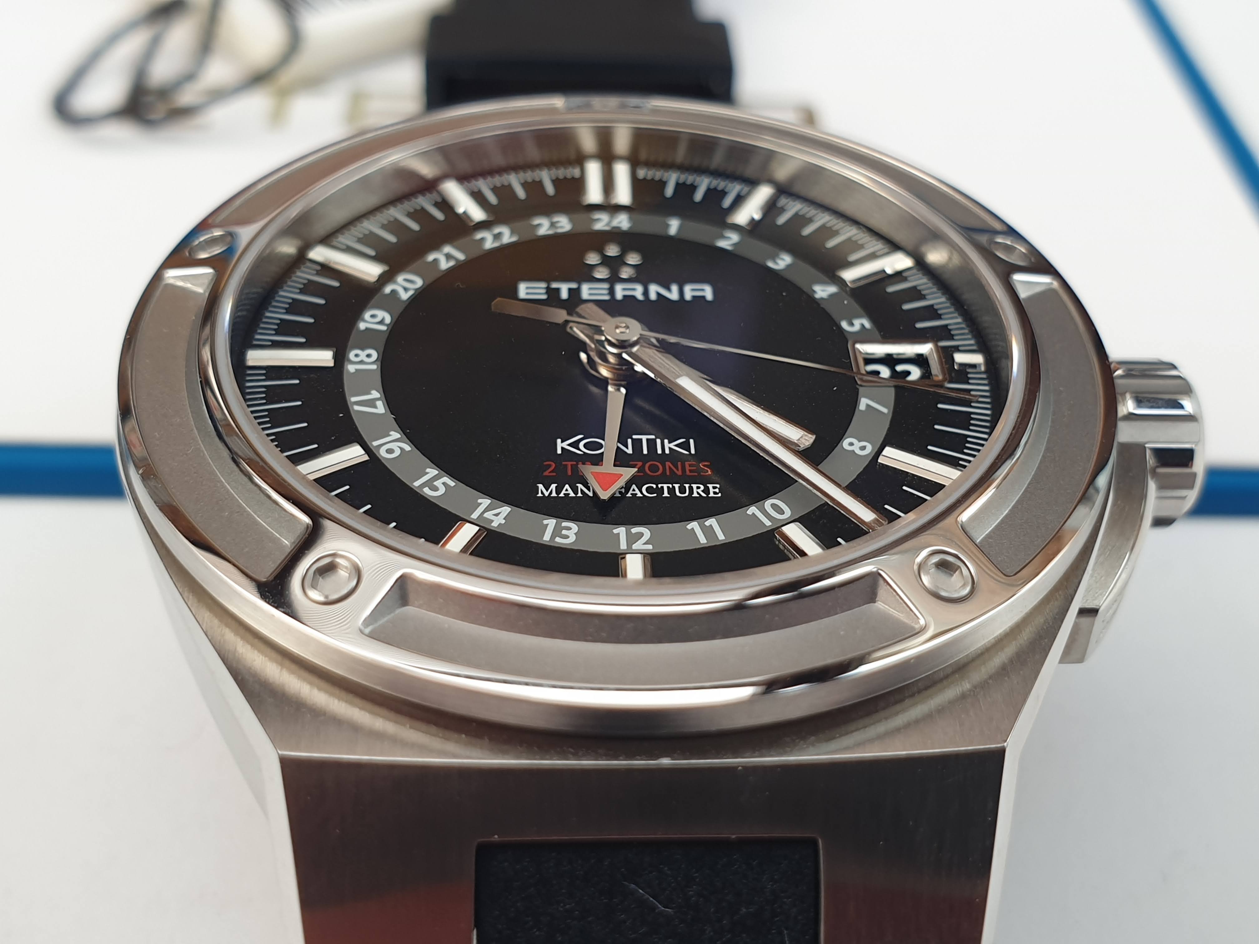 Eterna royal kontiki outlet gmt automatic watch