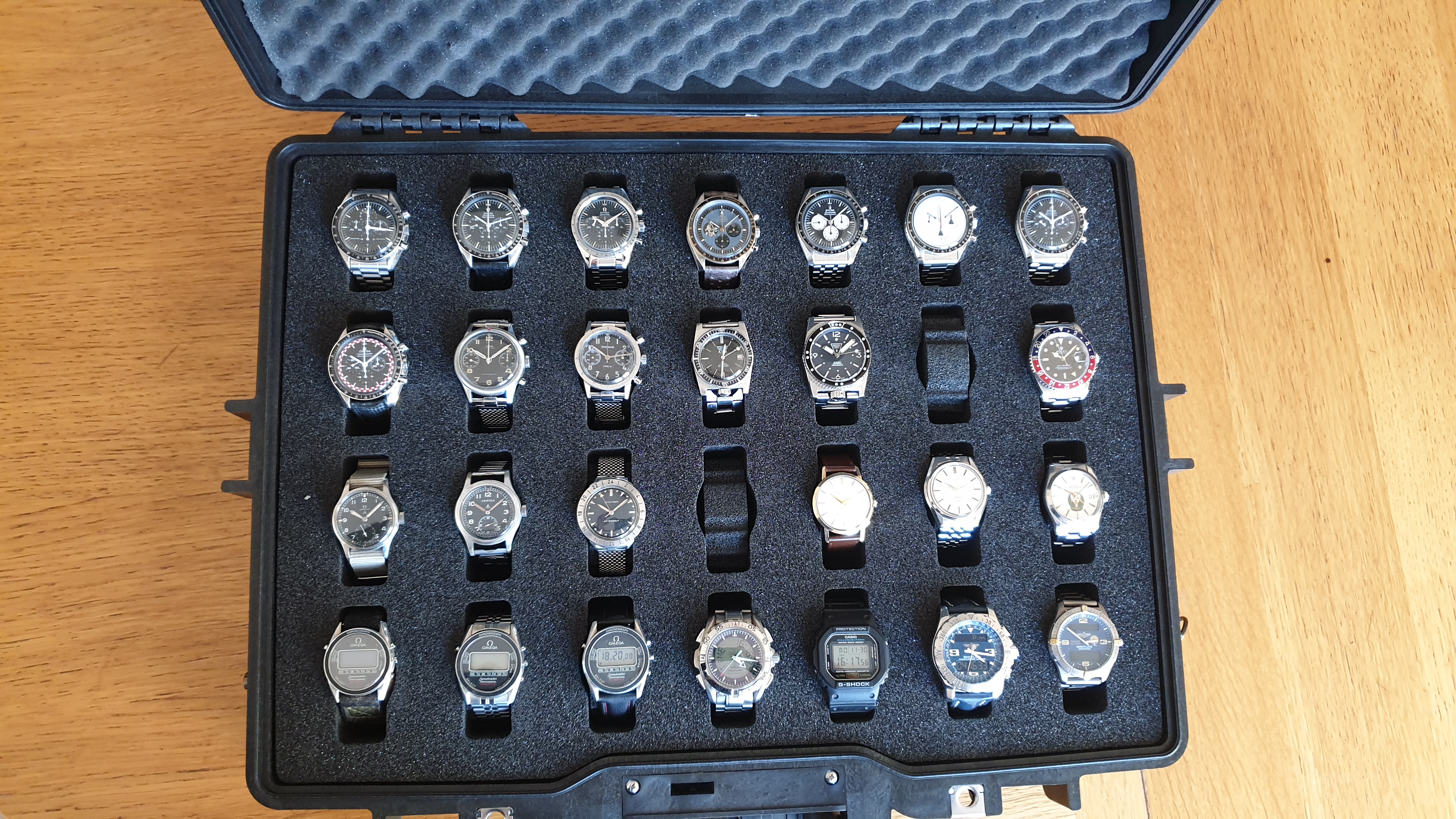 Peli best sale watch case