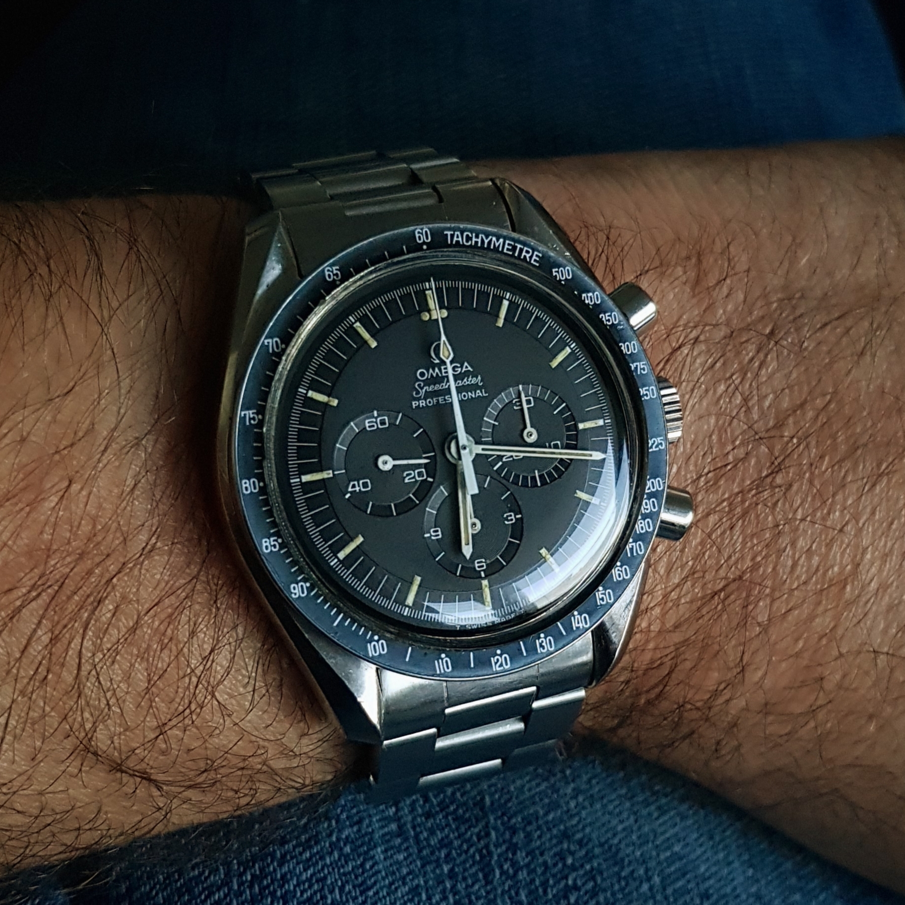 Anyone wearing a Speedmaster on an oyster bracelet Omega Forums