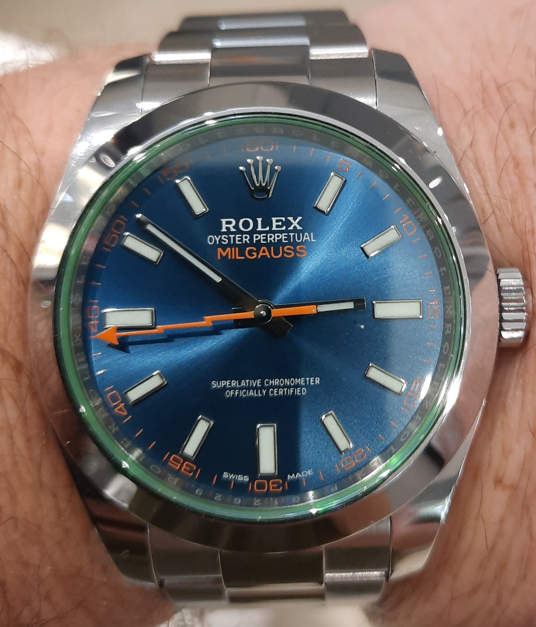 Rolex milgauss hotsell waiting list