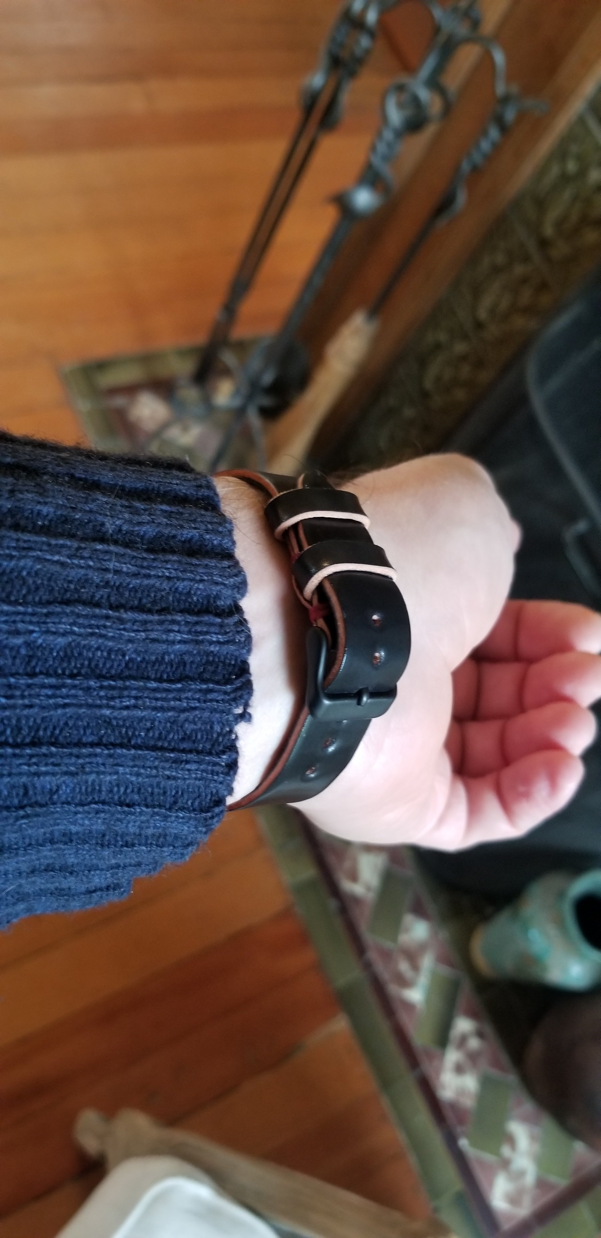 Leather watch clearance strap too long