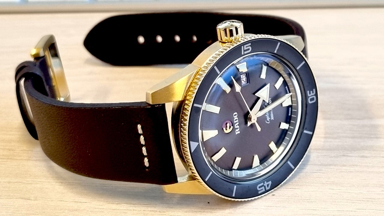 Rado captain discount cook bronze patina