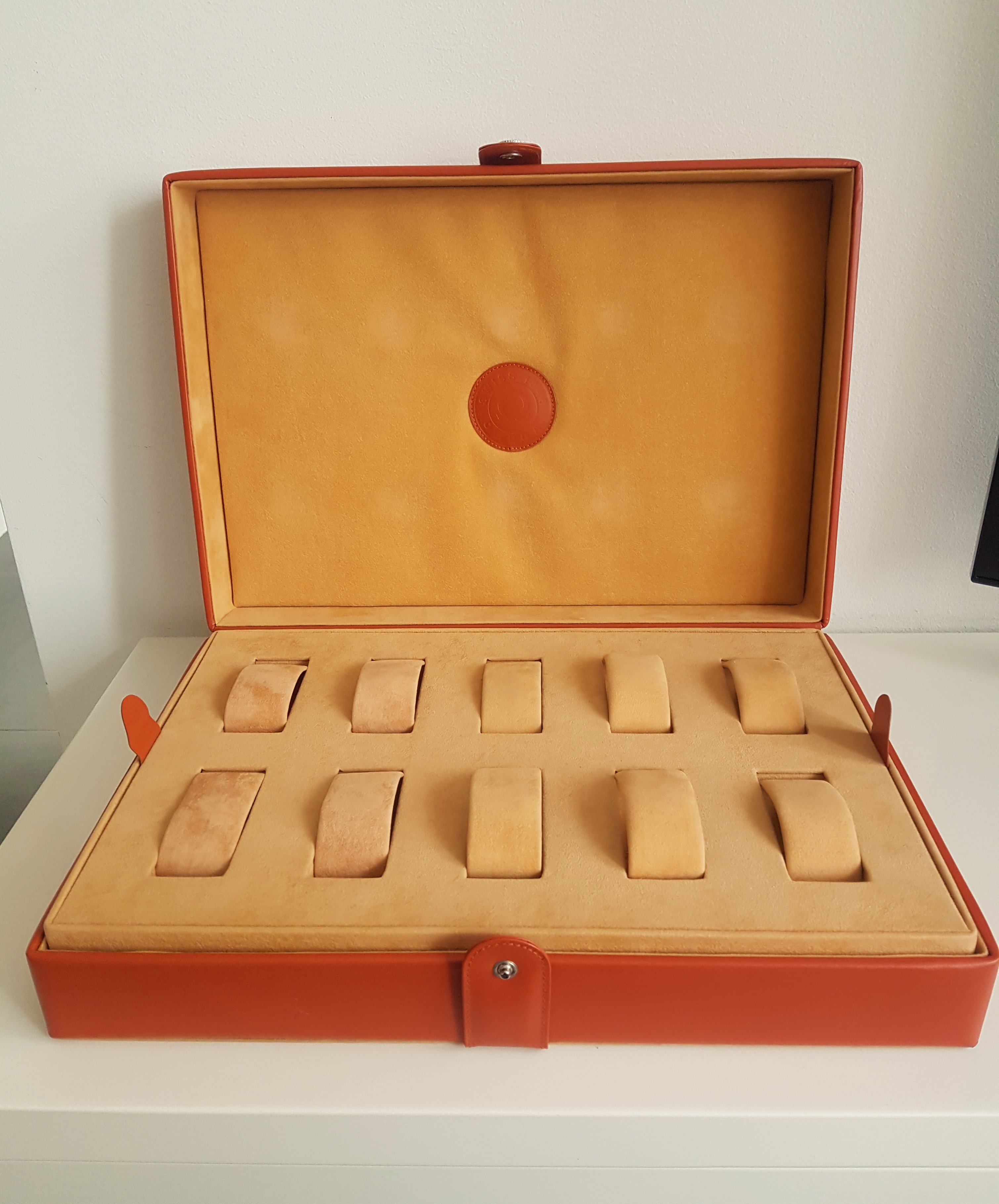 SOLD Further Reduced Luxurious Omega watch storage box for 16