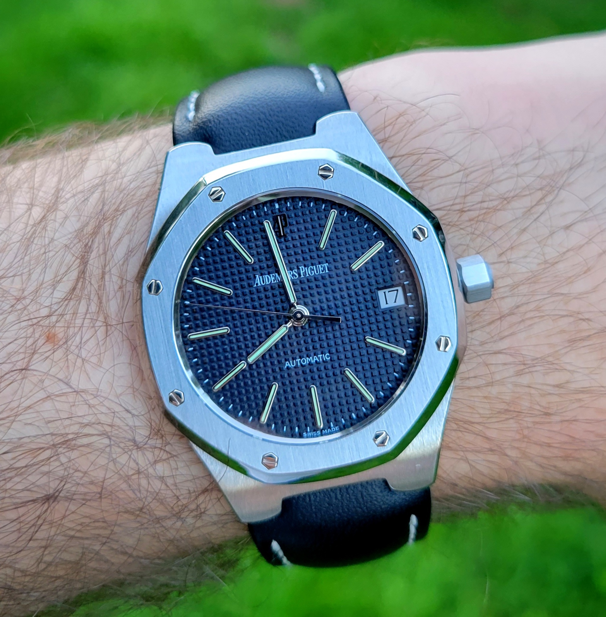 SOLD Audemars Piguet Royal Oak 14800ST Complete Collector Set Full Service Extra Strap Omega Watch Forums