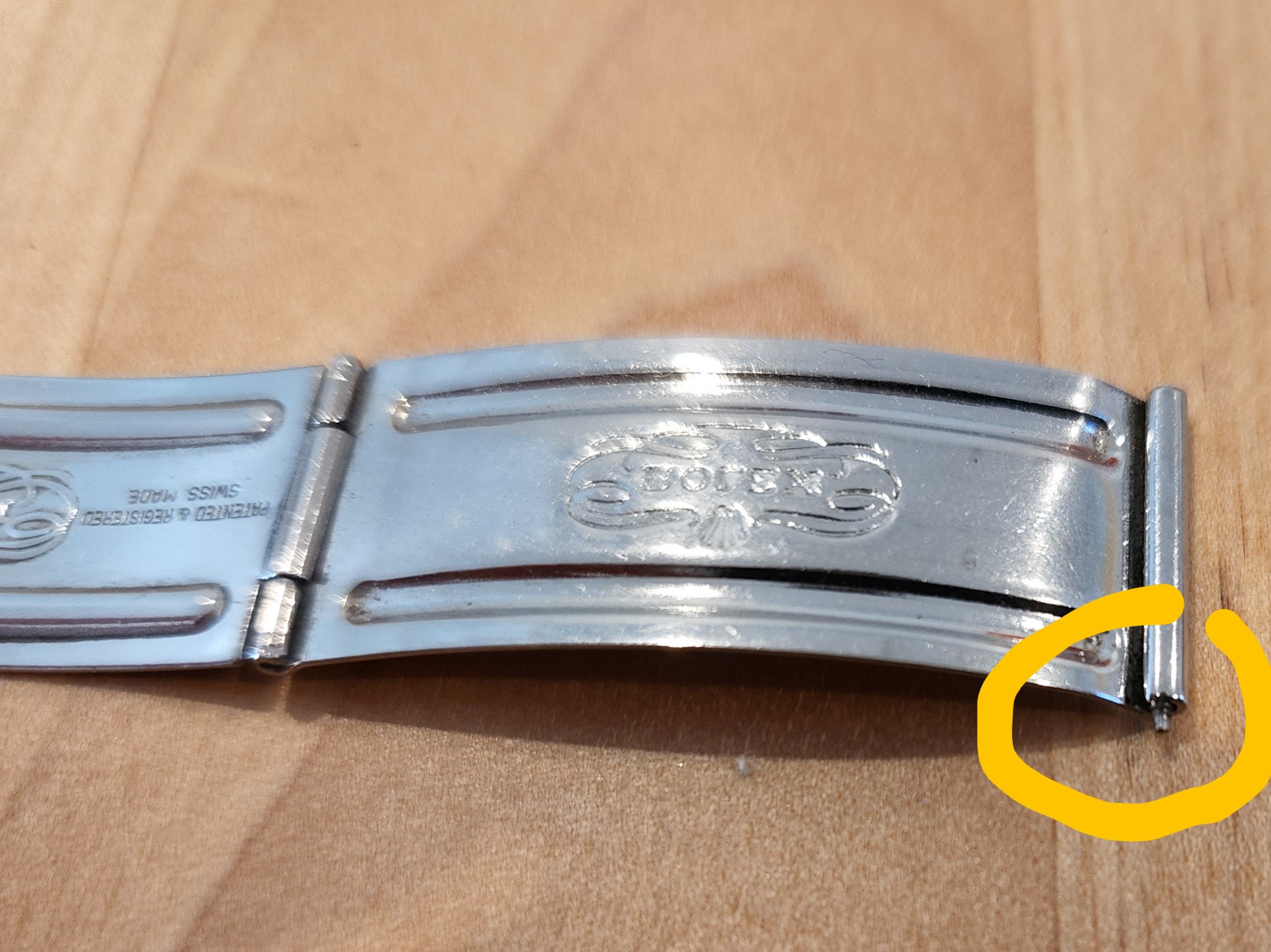 Rolex clasp hotsell spring bar