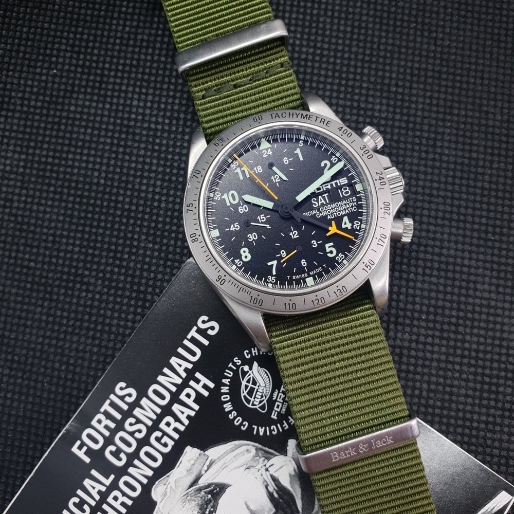 Fortis official discount cosmonauts chronograph 38mm