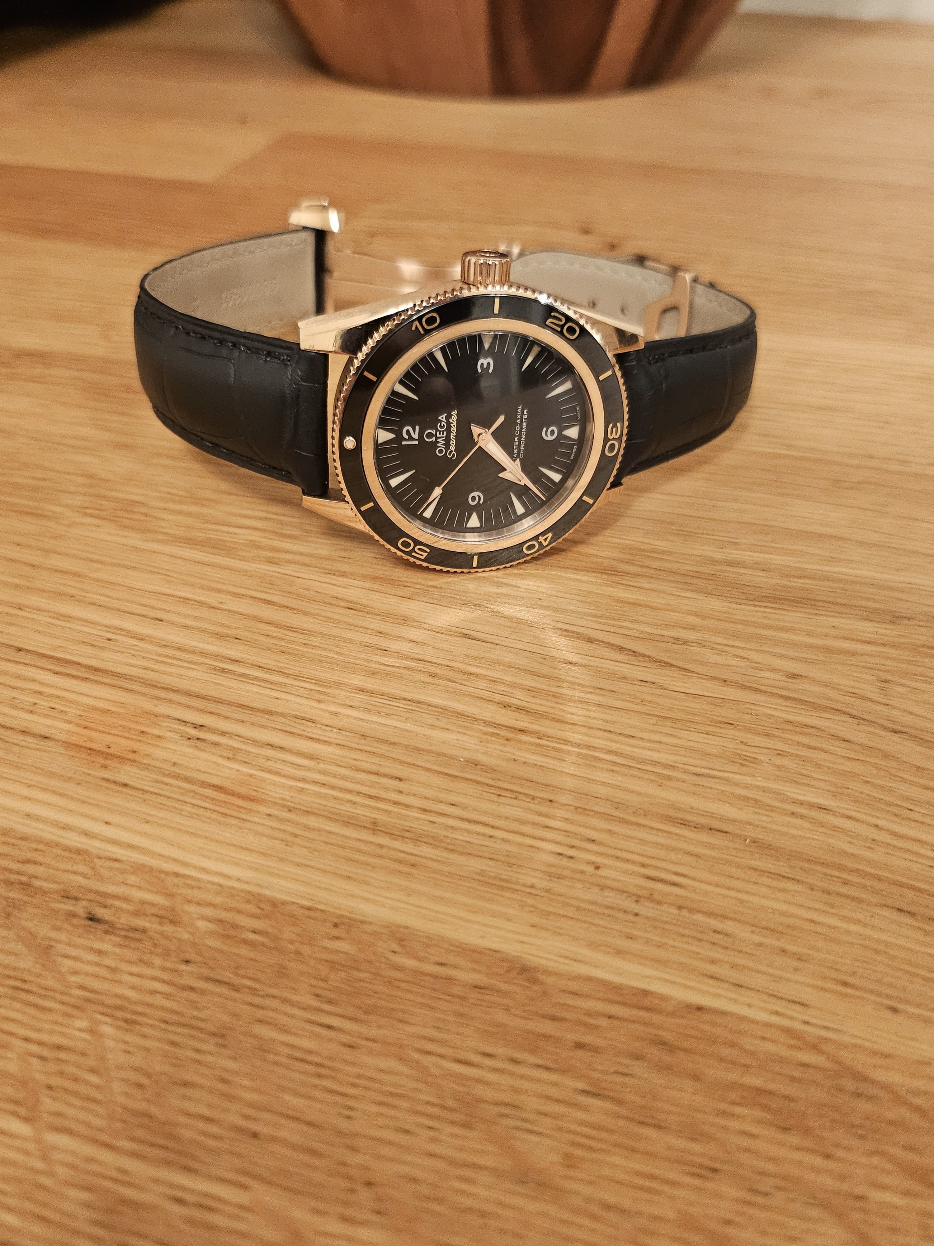 Seamaster 300 clearance rose gold