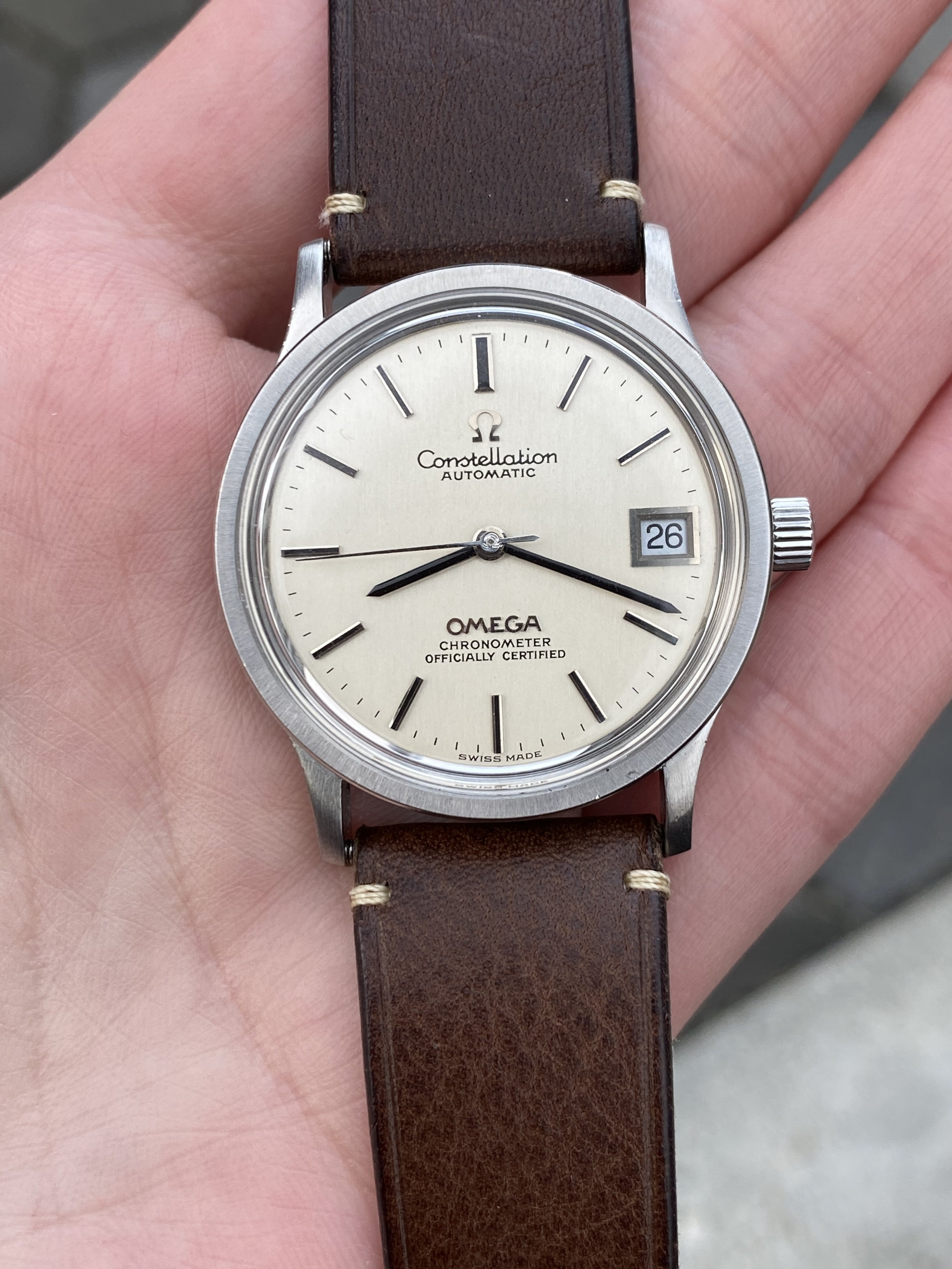 omega constellation automatic chronometer officially certified 1970